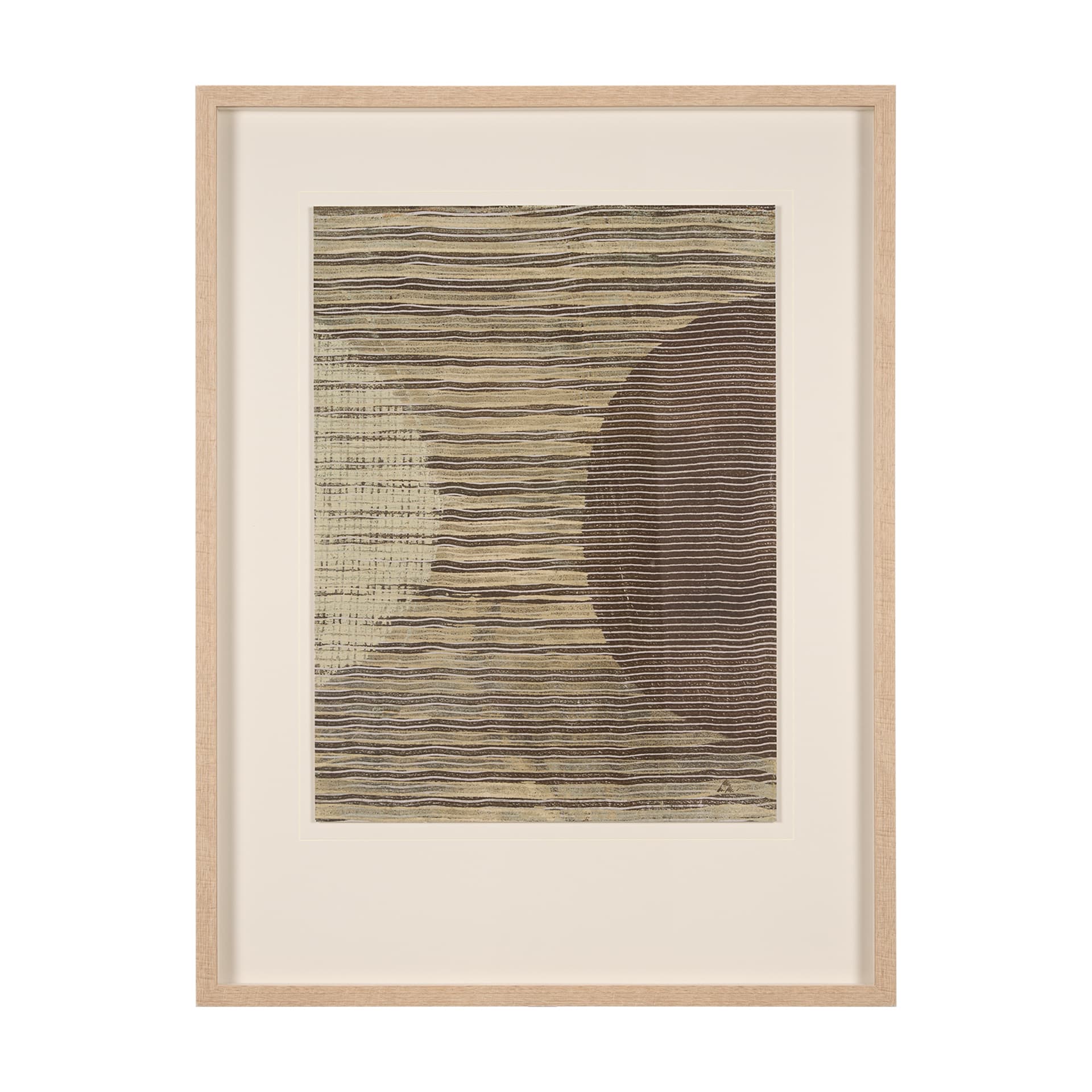 Solar Wind II by Mercana Studio a Hand Embellished Textured Framed Art Print Matted under Glass — product photograph