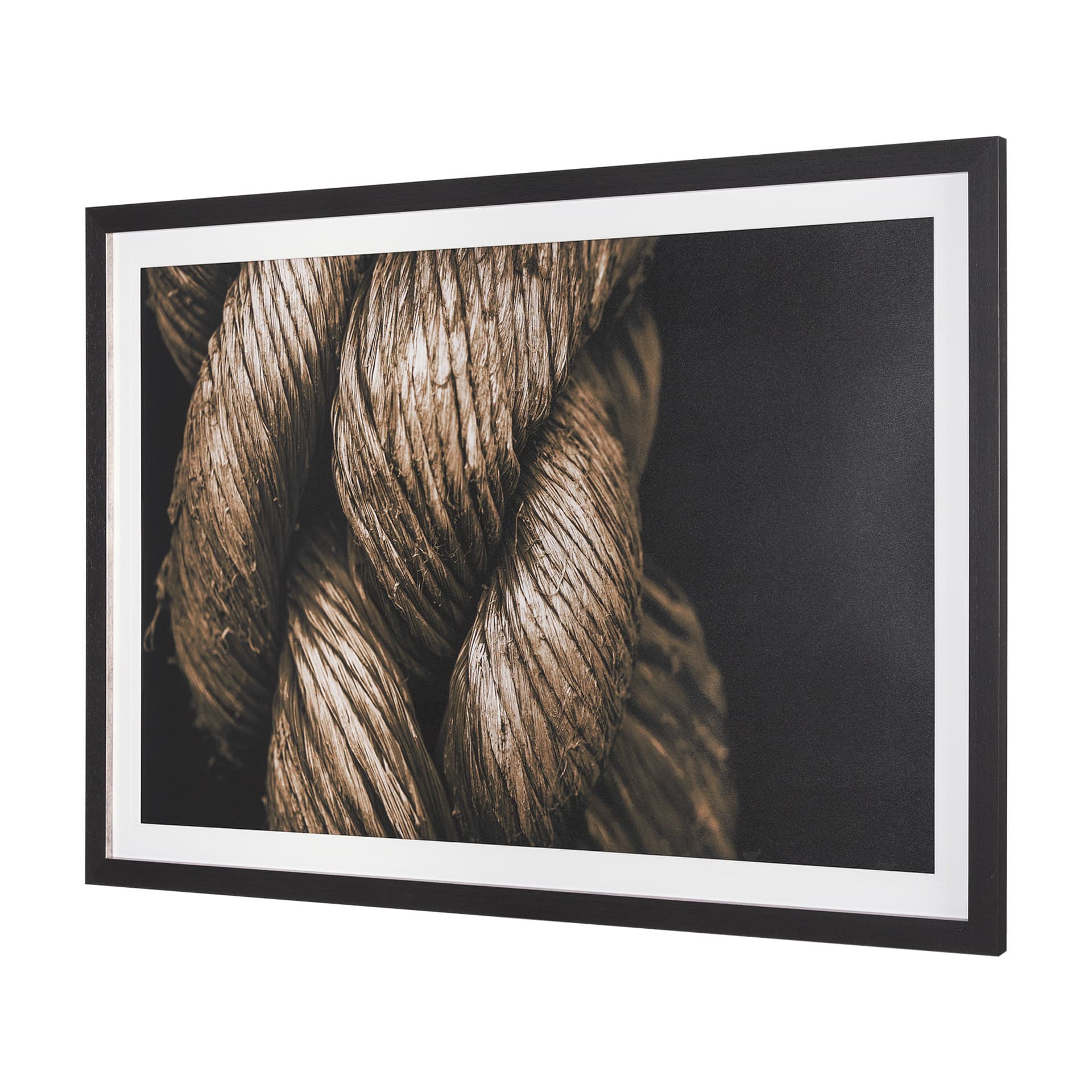 Anchored by Melissa McClain a Hand Embellished Framed Photo Art Print Matted under Glass — product photograph