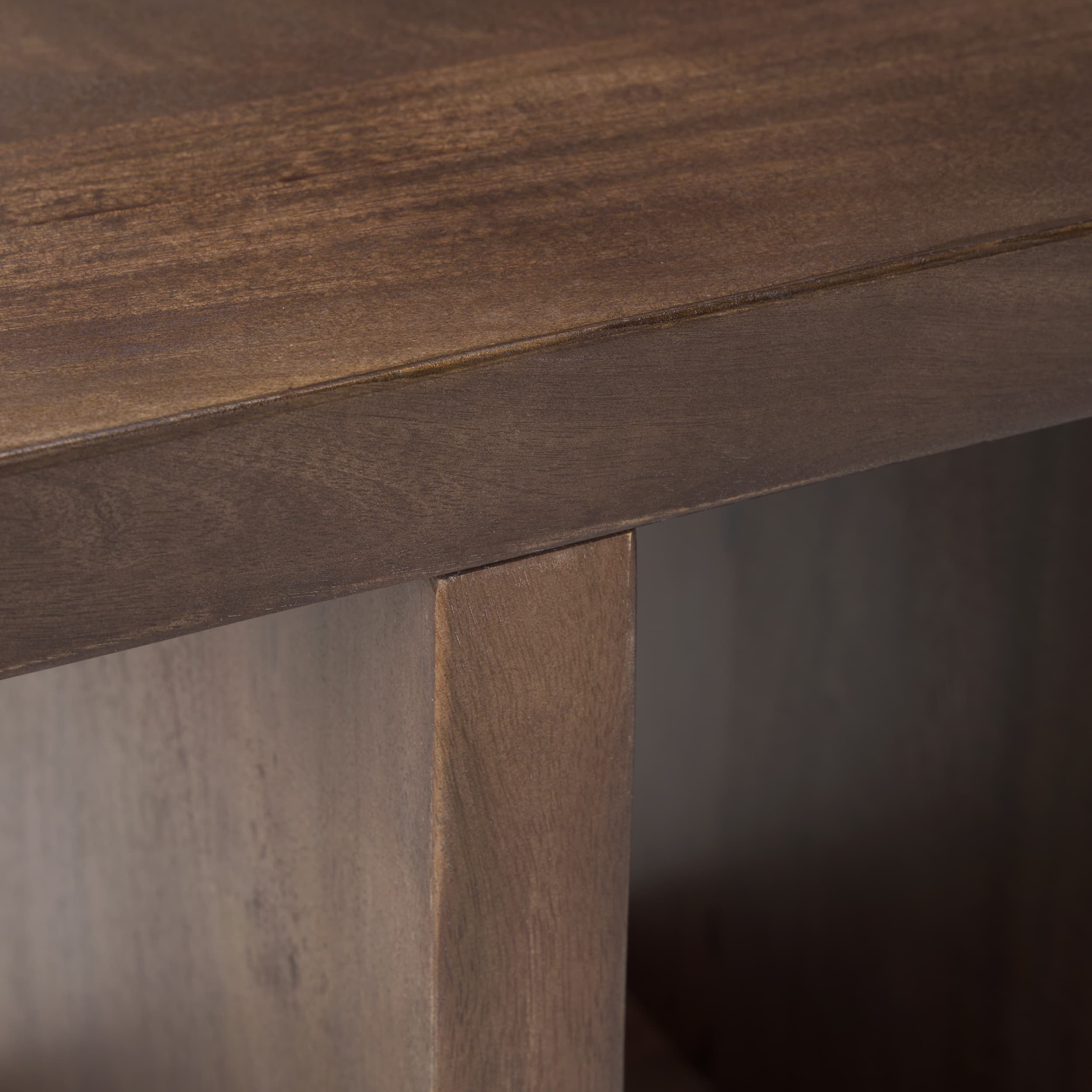Nohr Medium Brown Wood Accent Table — product photograph