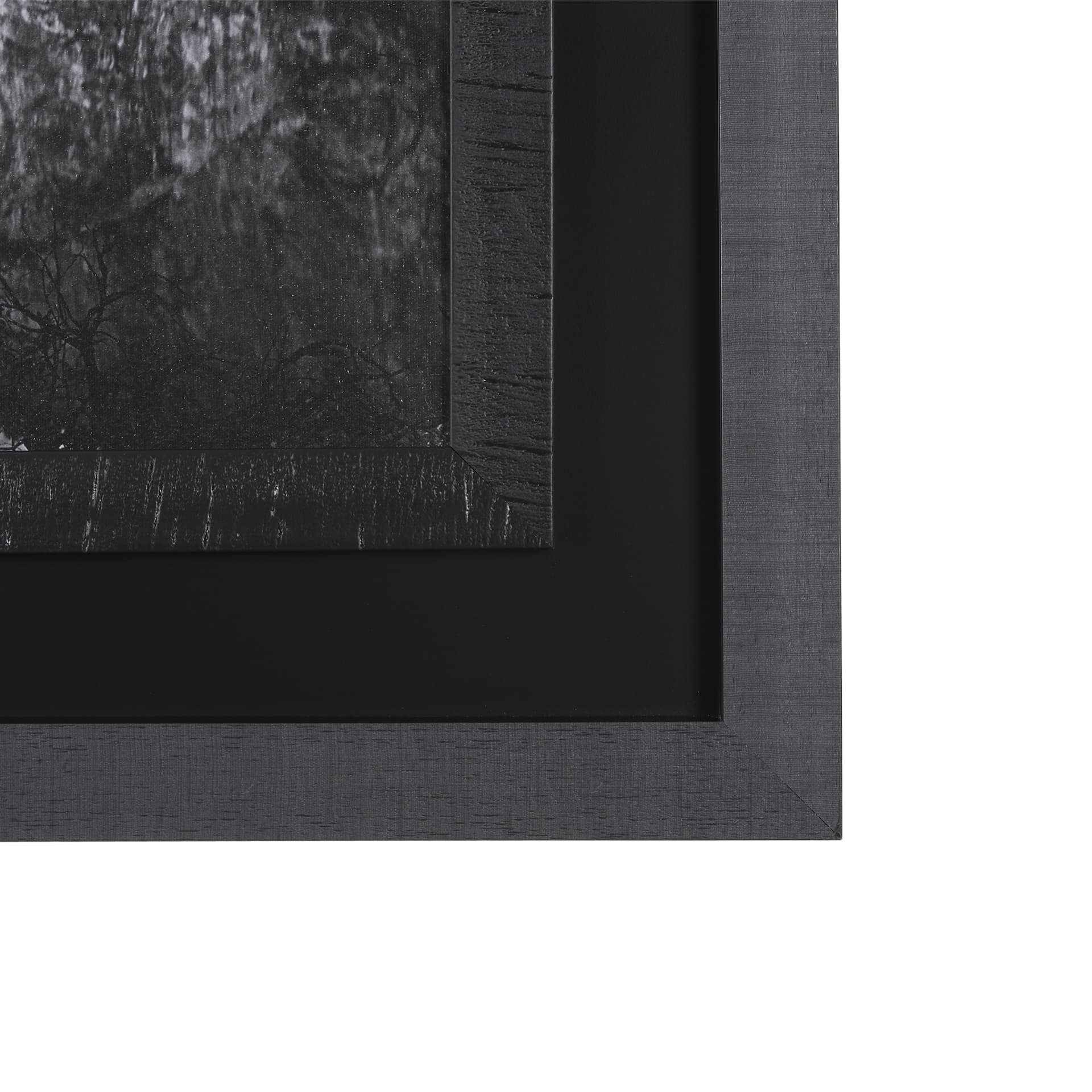 Mirror Lake by Carleton E Watkins a Hand Embellished Textured Framed Photo Art Print — product photograph