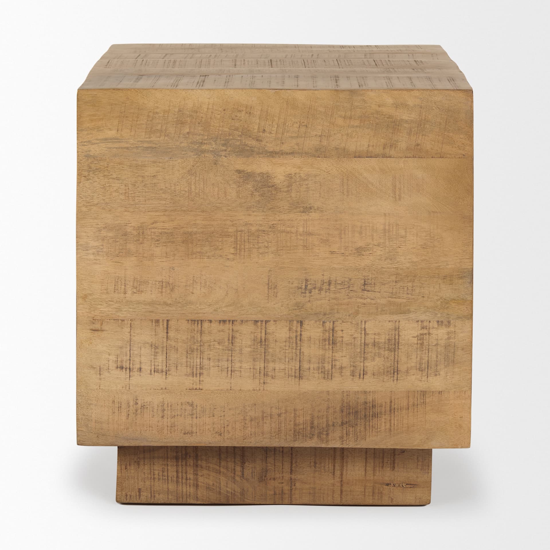 Hayden Light Brown Wood End/Side Table — product photograph