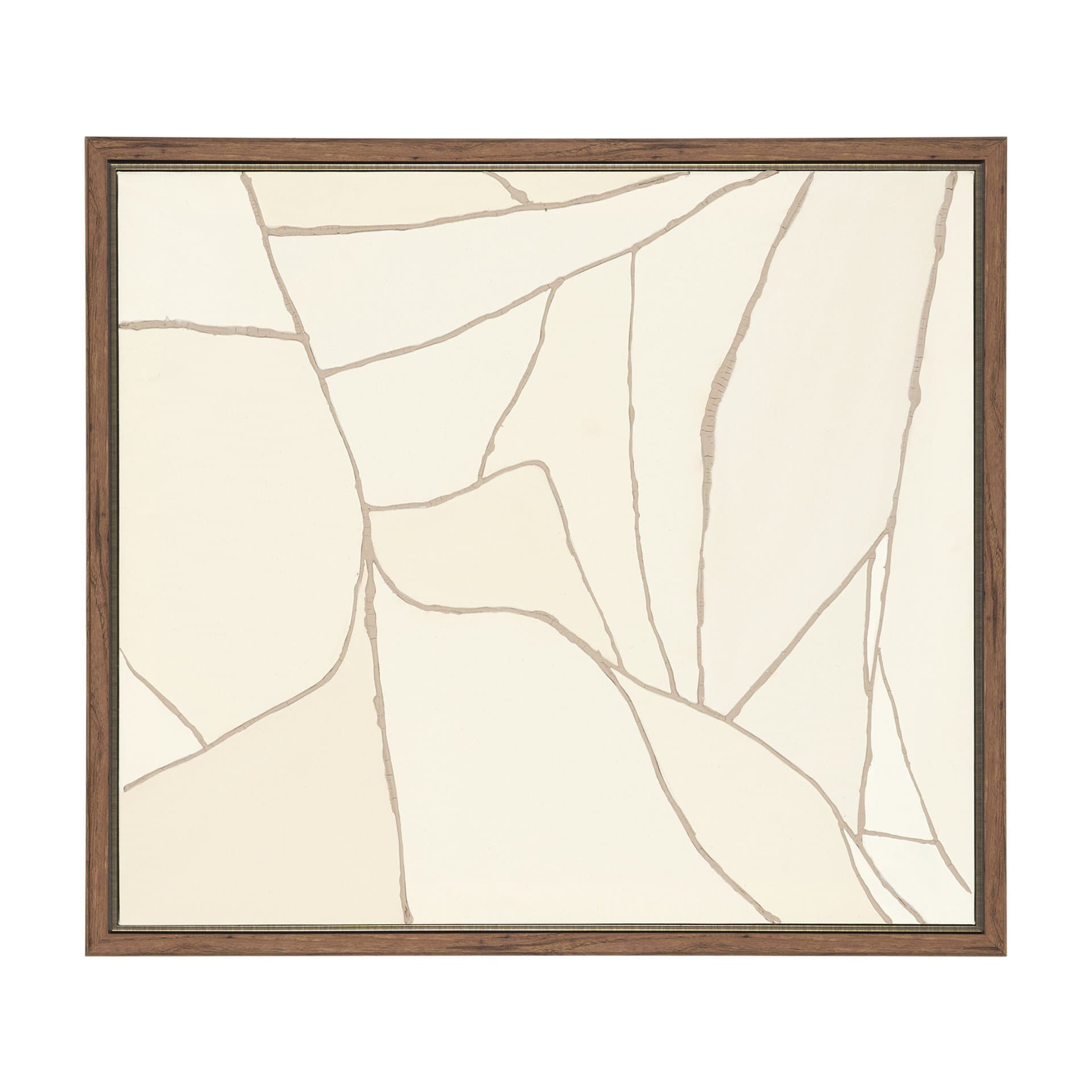 Field Patchwork II by Mercana Studio Handmade Original Framed Canvas Artwork — product photograph