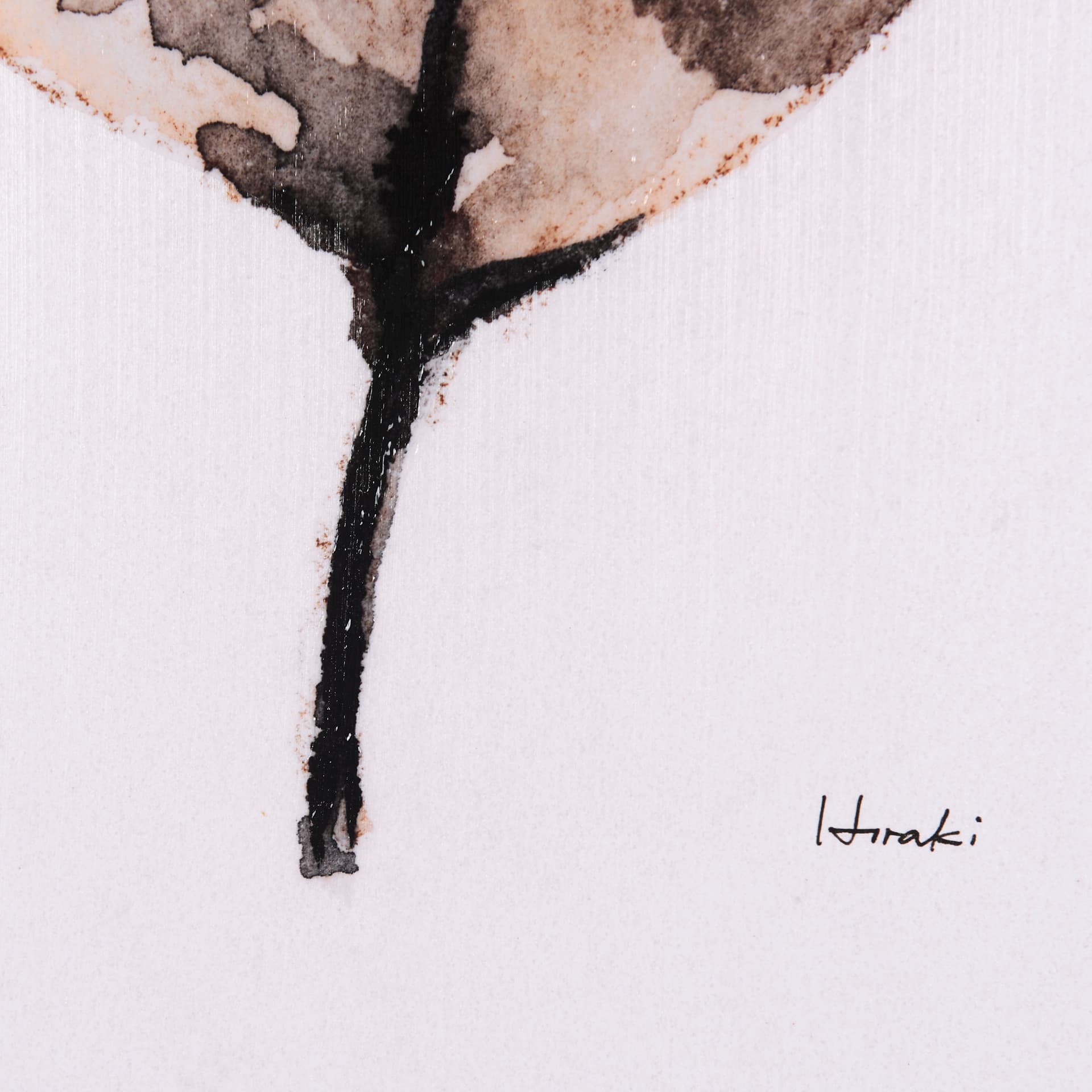 Autumn Message III by Mercana Studio a Hand Embellished Textured Framed Art Print — product photograph