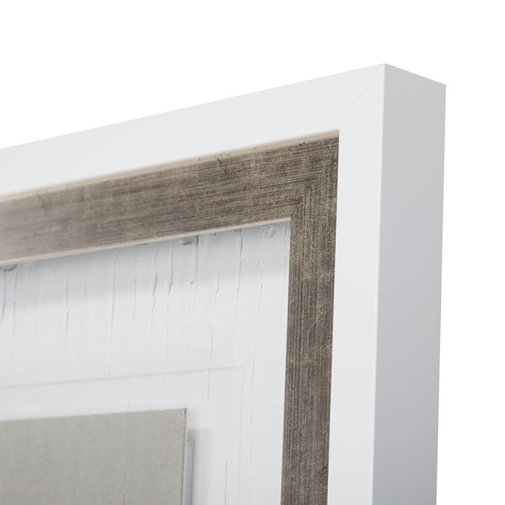Rainy Day Rendezvous by Mercana Studio Hand Embelished Textured Framed Art Print Matted under Glass — product photograph