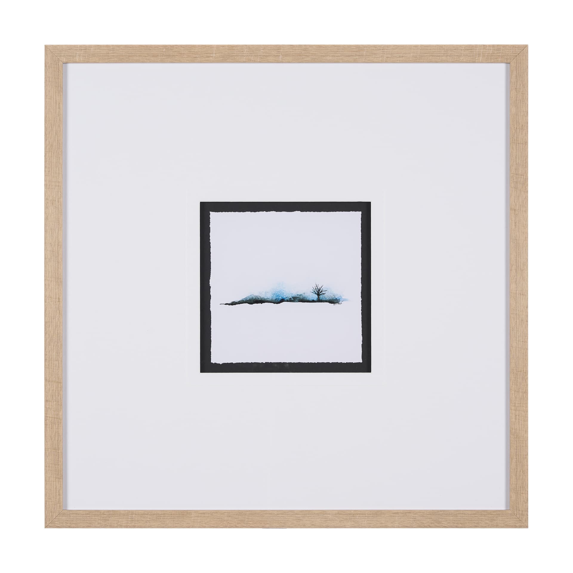 Morning Blue II by Mercana Studio a Framed Art Print — product photograph
