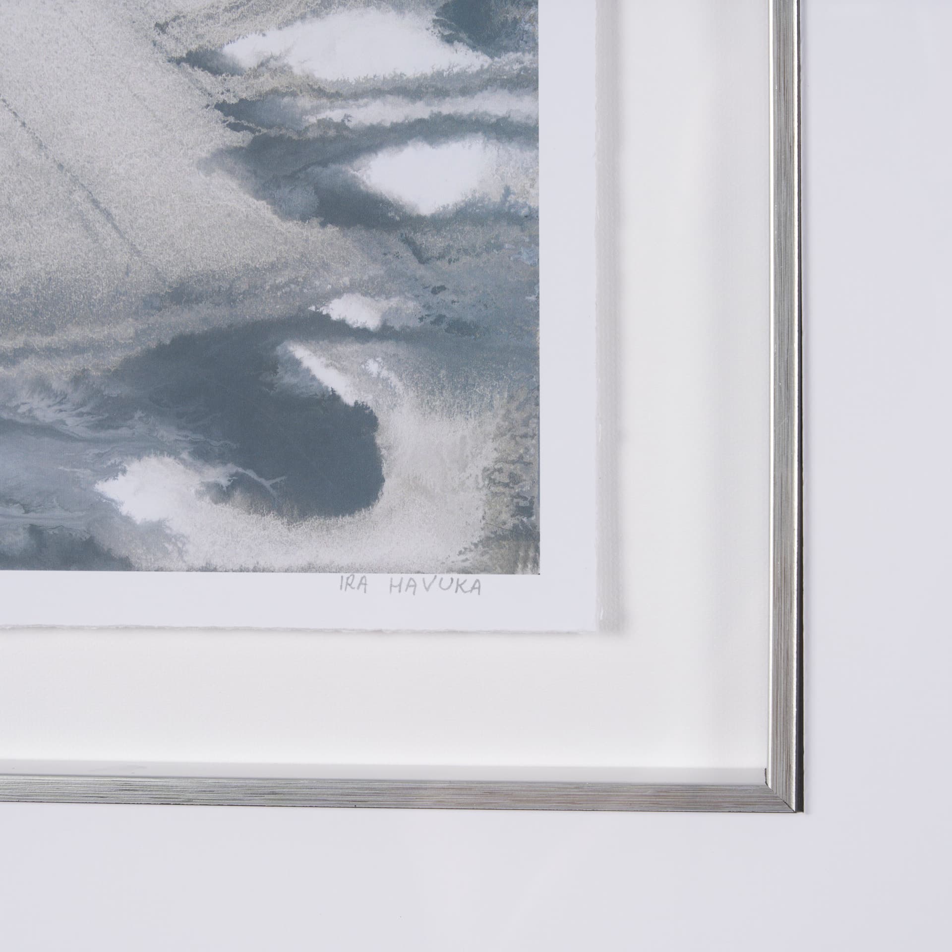 Unveiling Layers by Ira Havuka a Framed Art Print Matted under Glass — product photograph