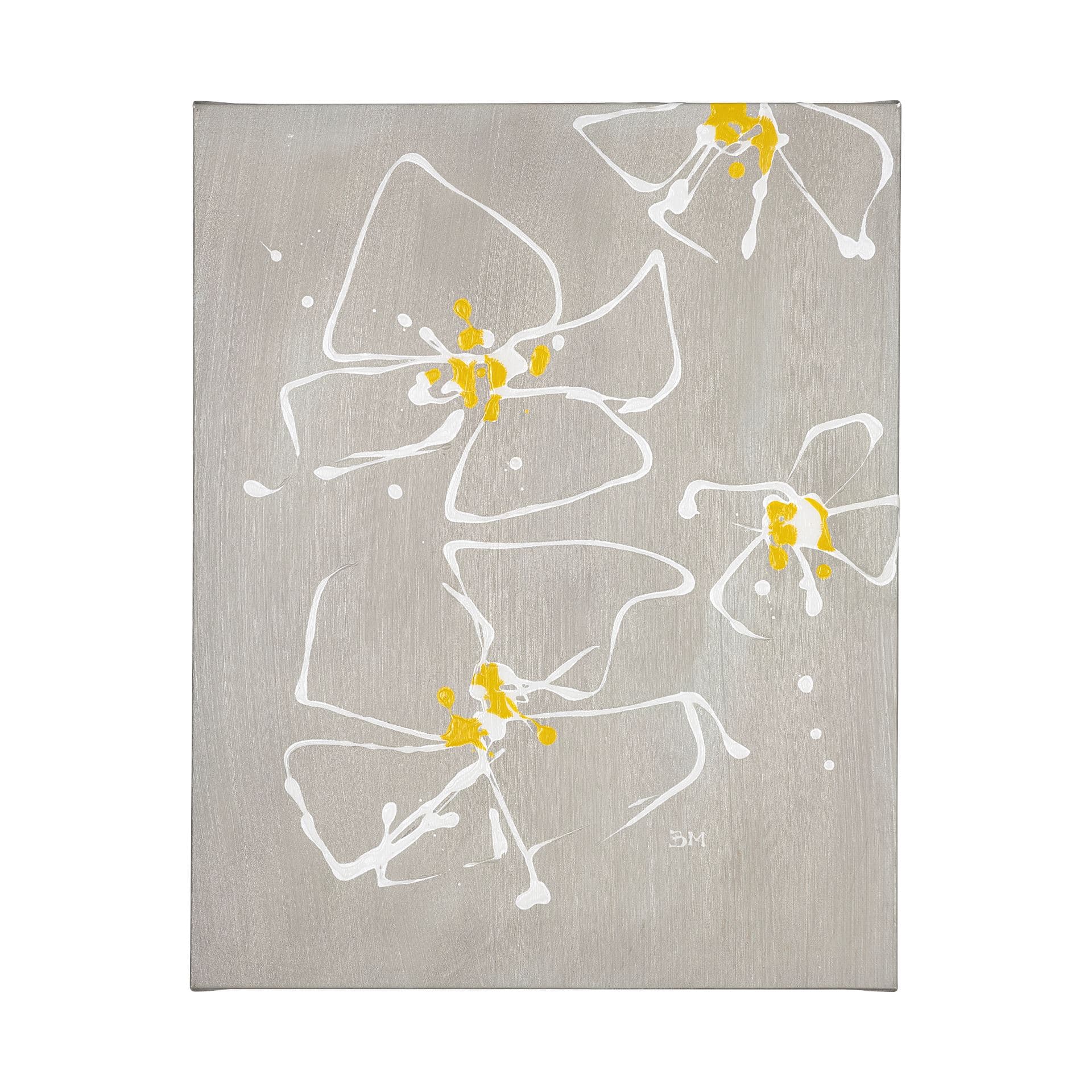 Blossom III by Mercana Studio a Hand Embellished Textured Canvas — product photograph