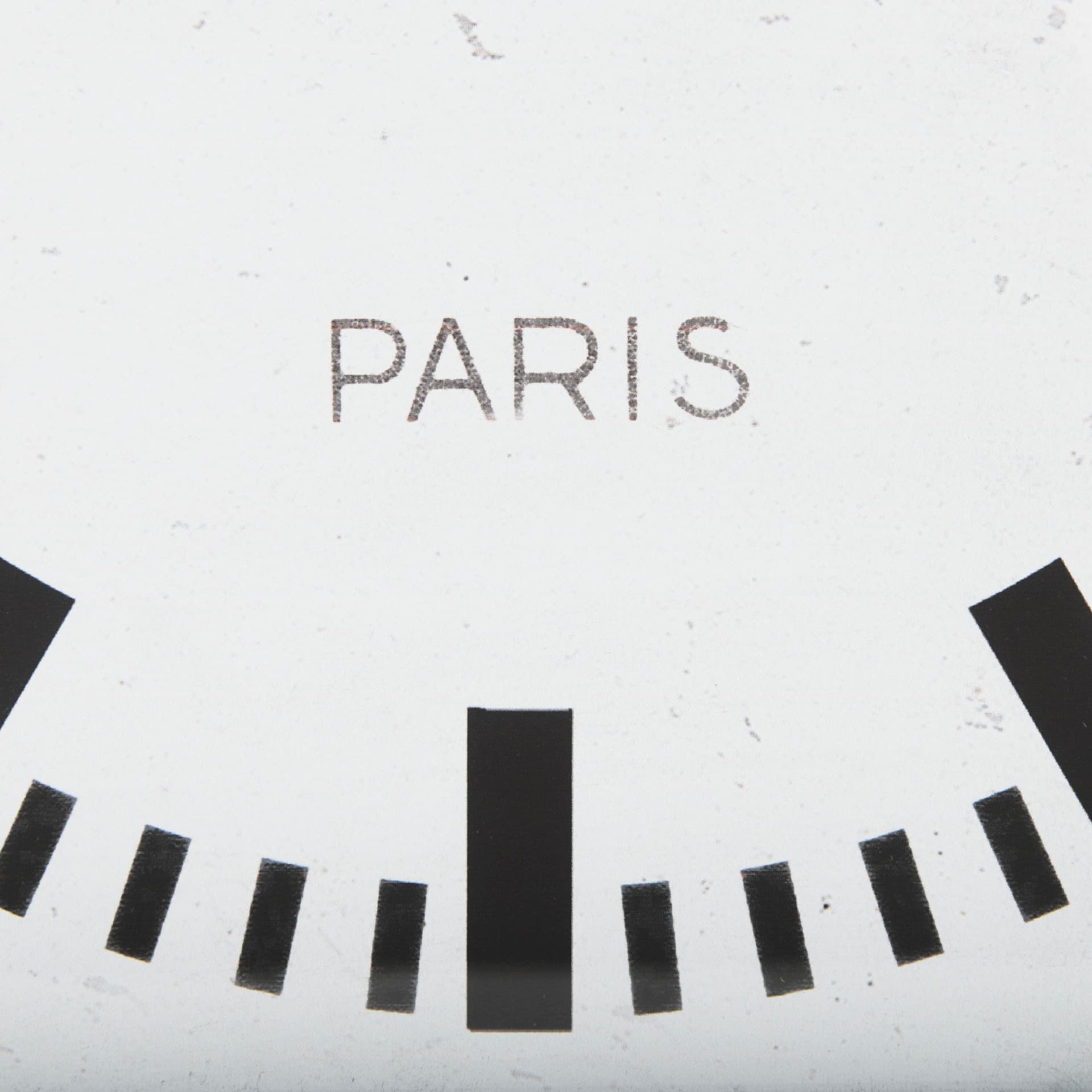 Felix Gray Metal Square Table Clock — product photograph