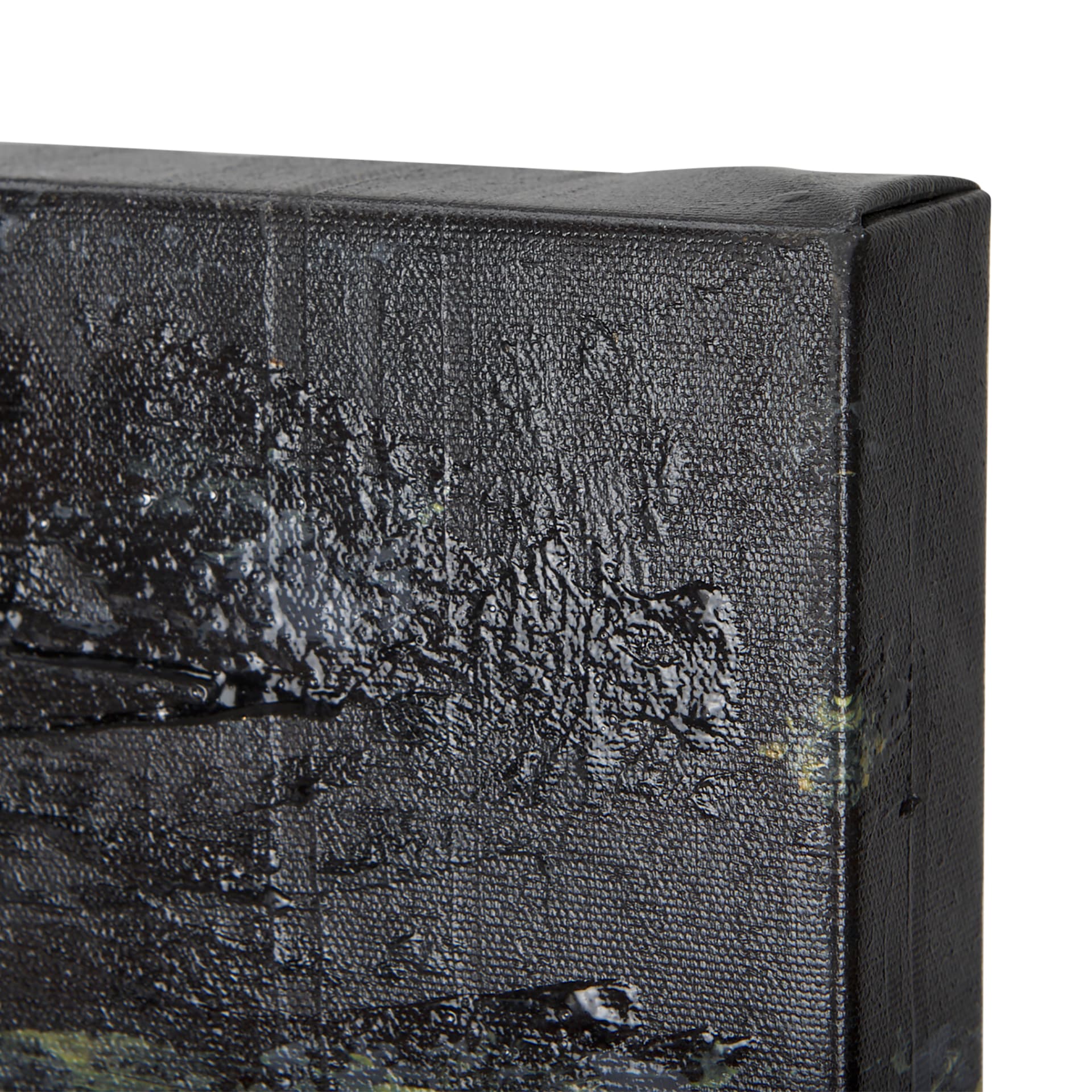 Silver and gold inspiration III by Mercana Studio a Hand Embellished Textured Canvas — product photograph