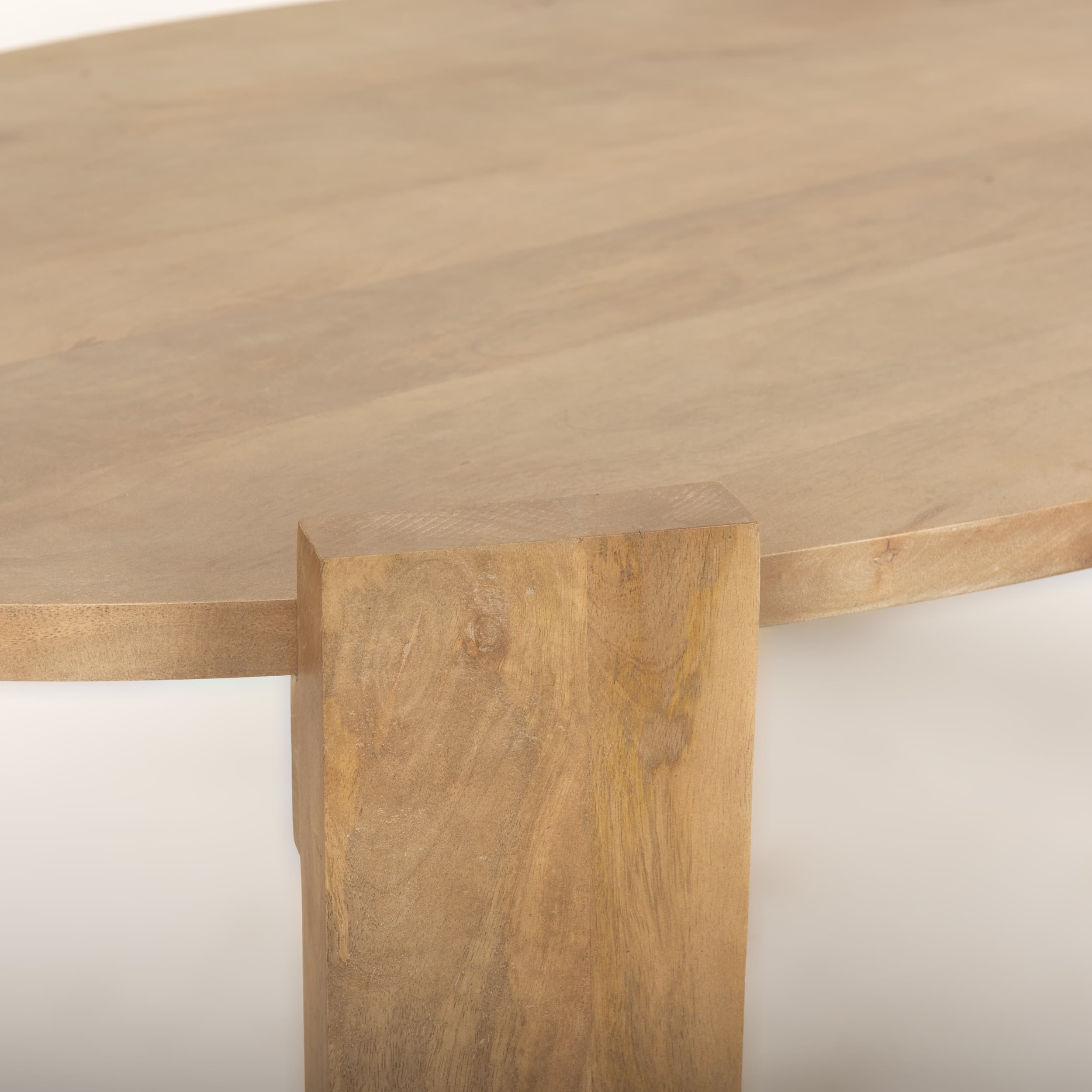 Evelyn Light Brown Oblong Coffee Table — product photograph