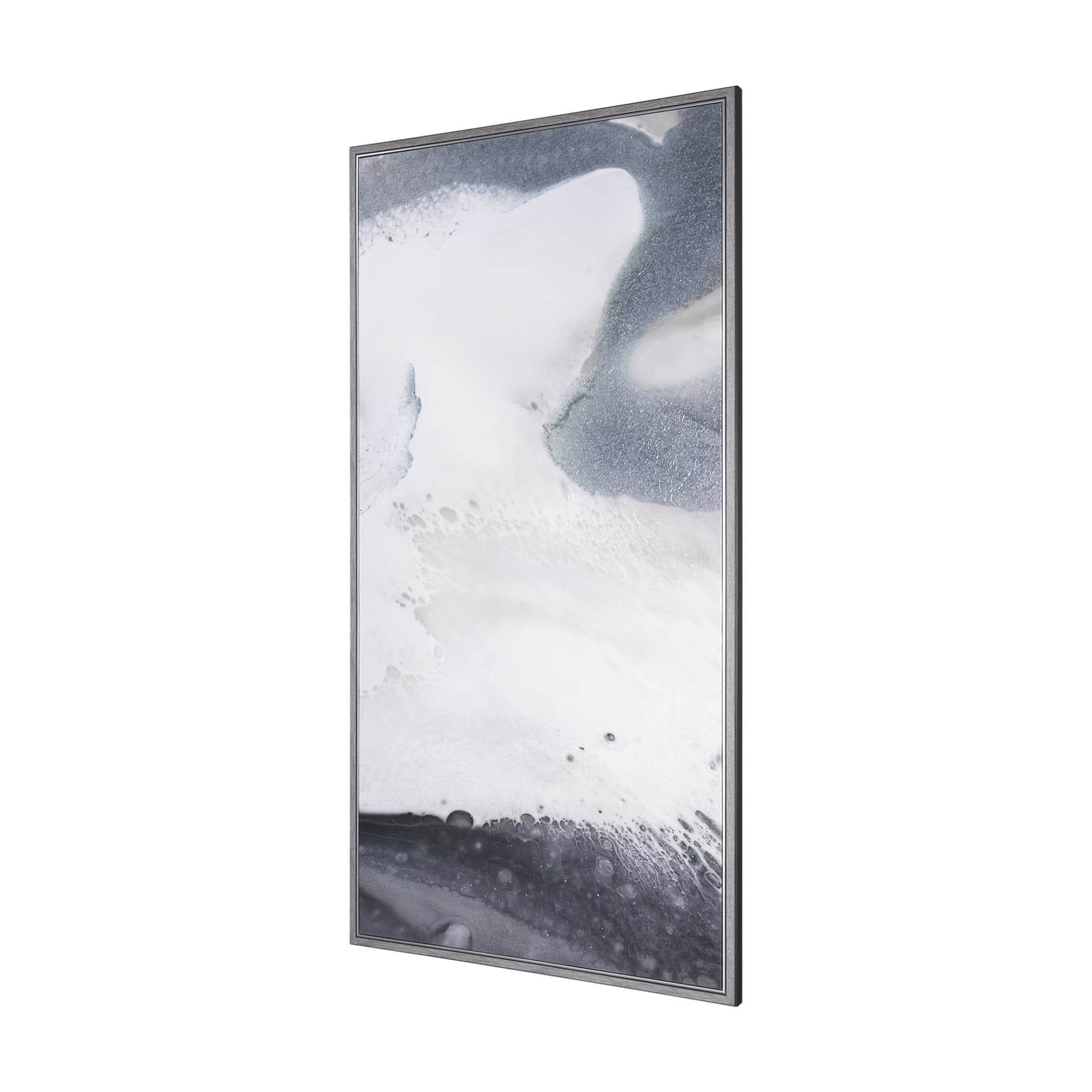 Storm Surge III by Mercana Studio a Hand Embellished Textured Framed Canvas — product photograph