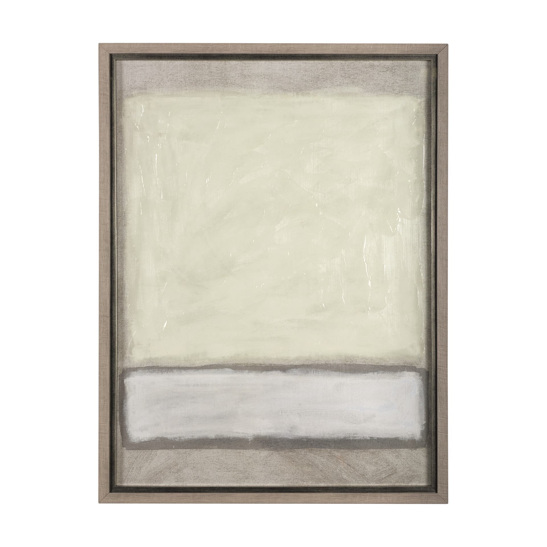 Ecru by Mercana Studio a Hand Embellished Textured Framed Art Photograph Matted under Glass — product photograph