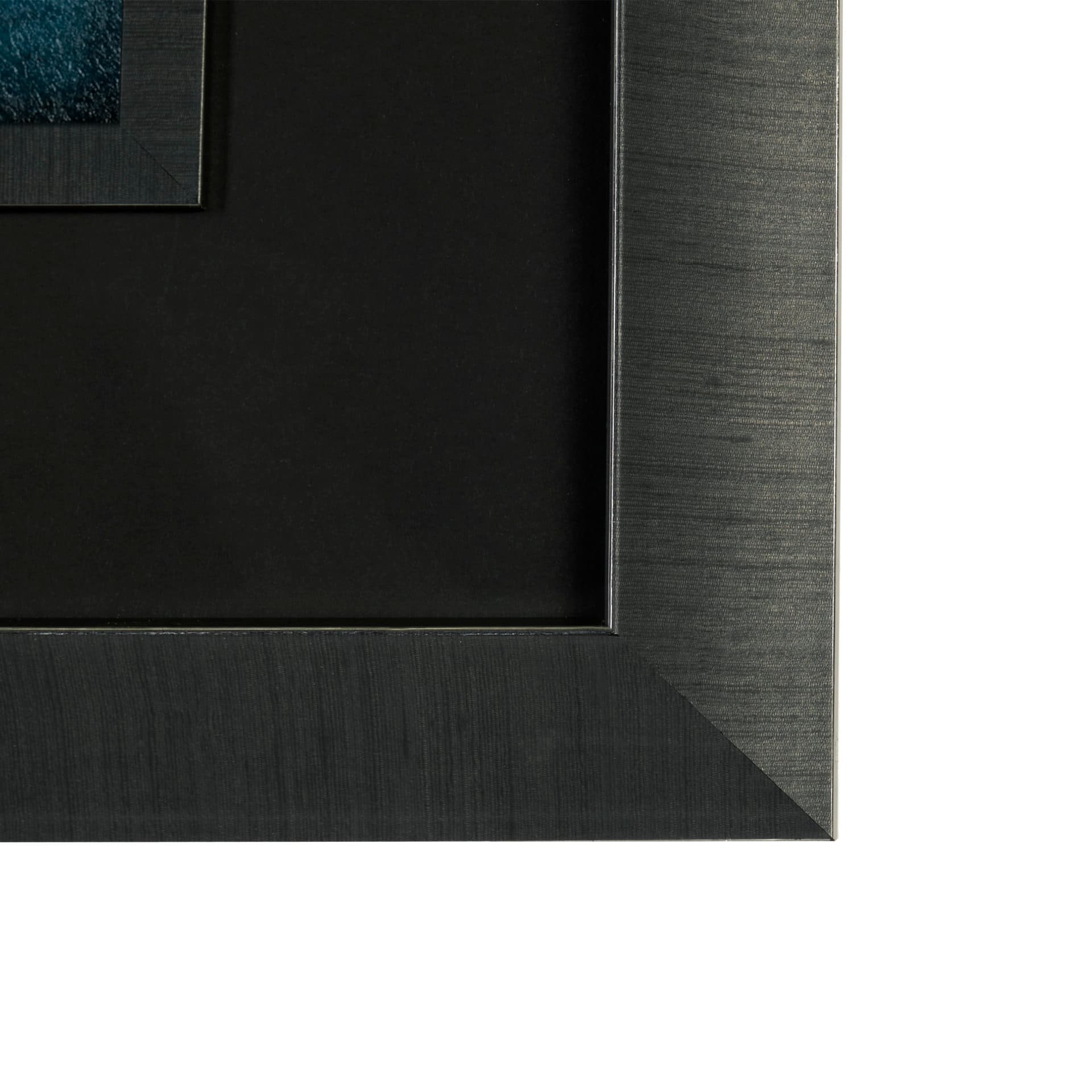 Ocean Currents II by Mercana Studio a Hand Embellished Textured Framed Art Print Matted under Glass — product photograph