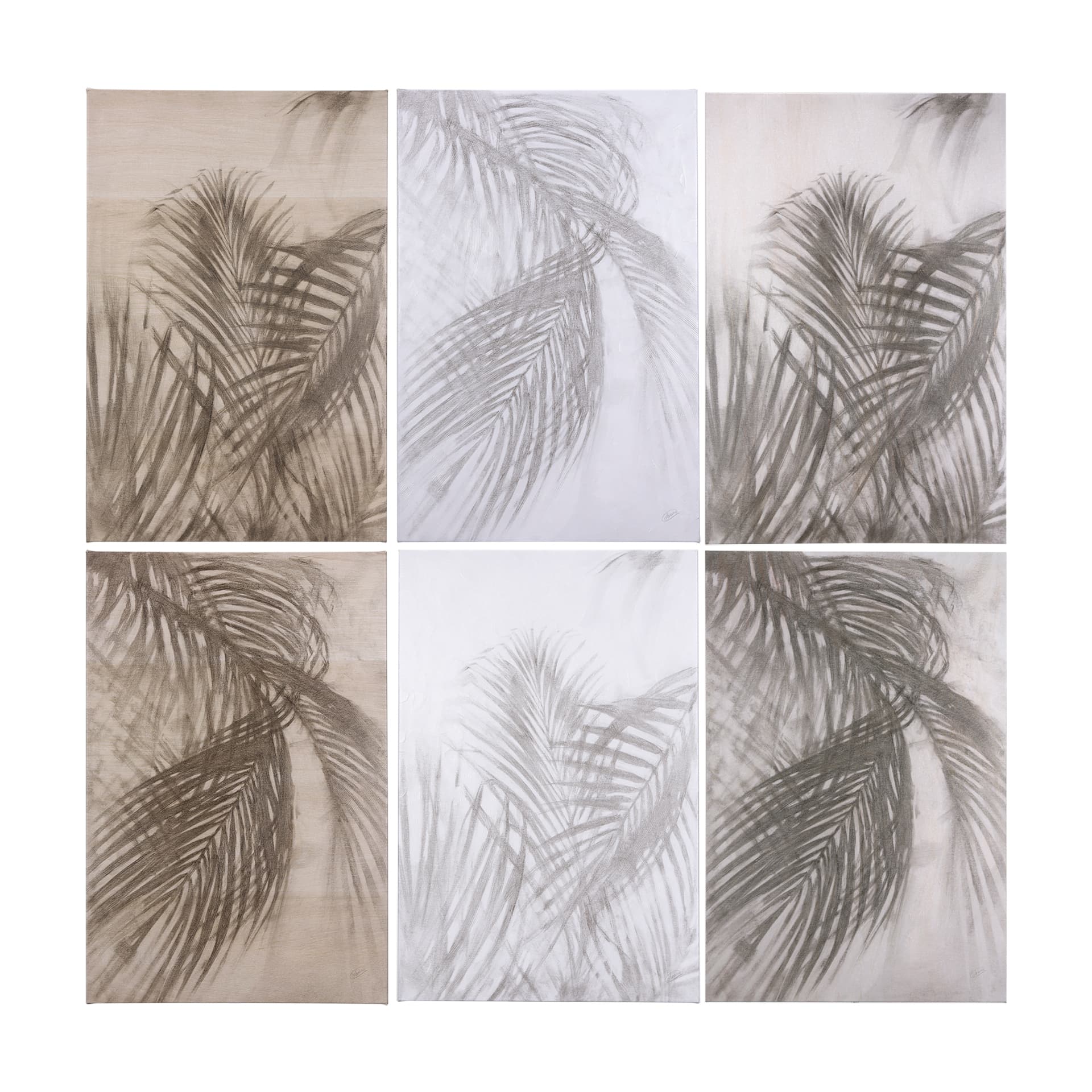 Shadows on wood I by Mercana Studio a Hand Embellished Textured Canvas — product photograph