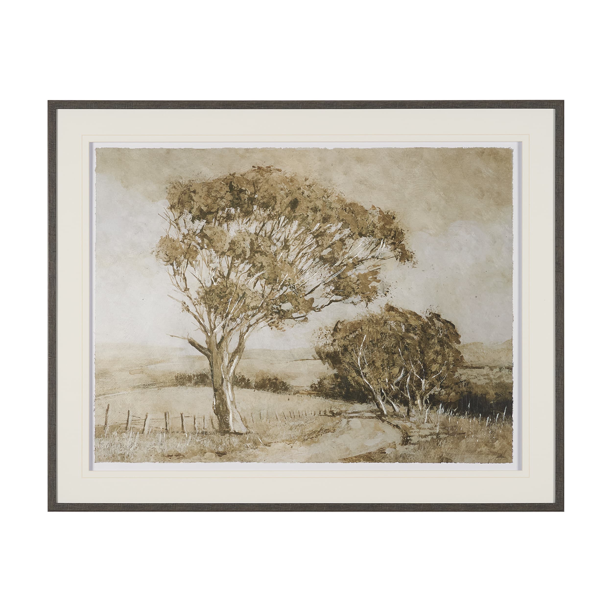 Timeless Vista I by Mercana Studio Textured Framed Artwork Matted under Glass — product photograph