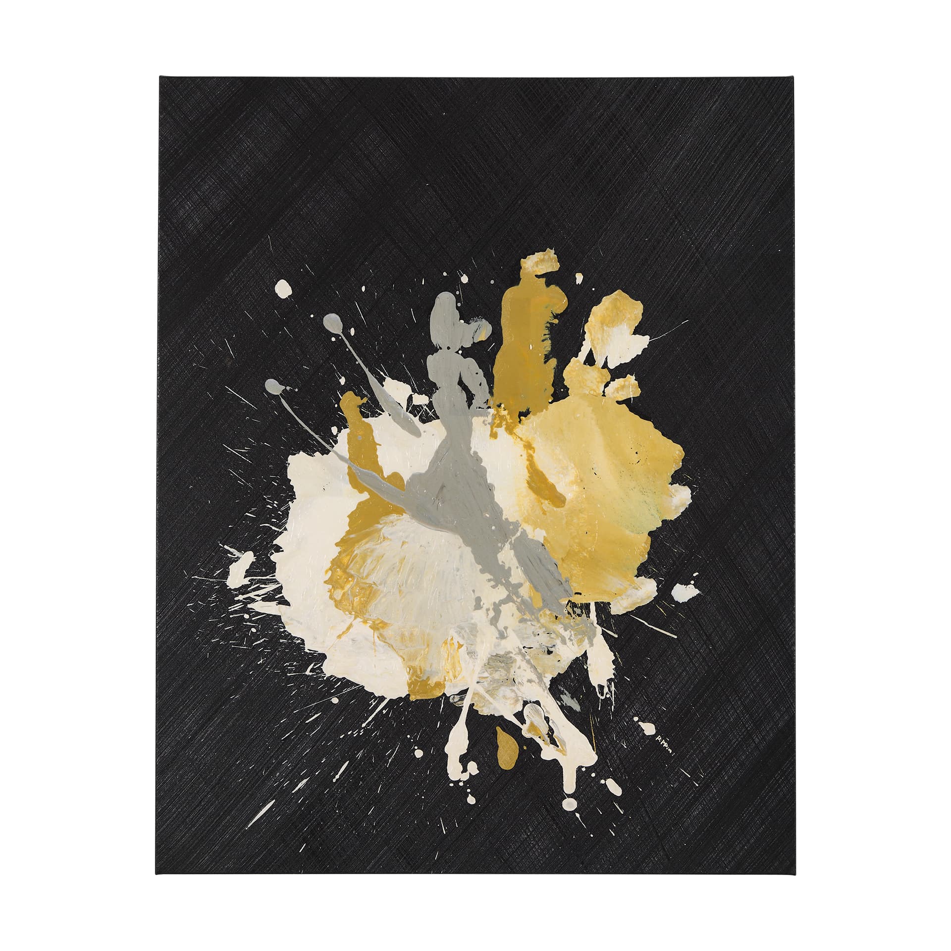Cosmos II by Mercana Studio a Hand Embellished Textured Canvas — product photograph