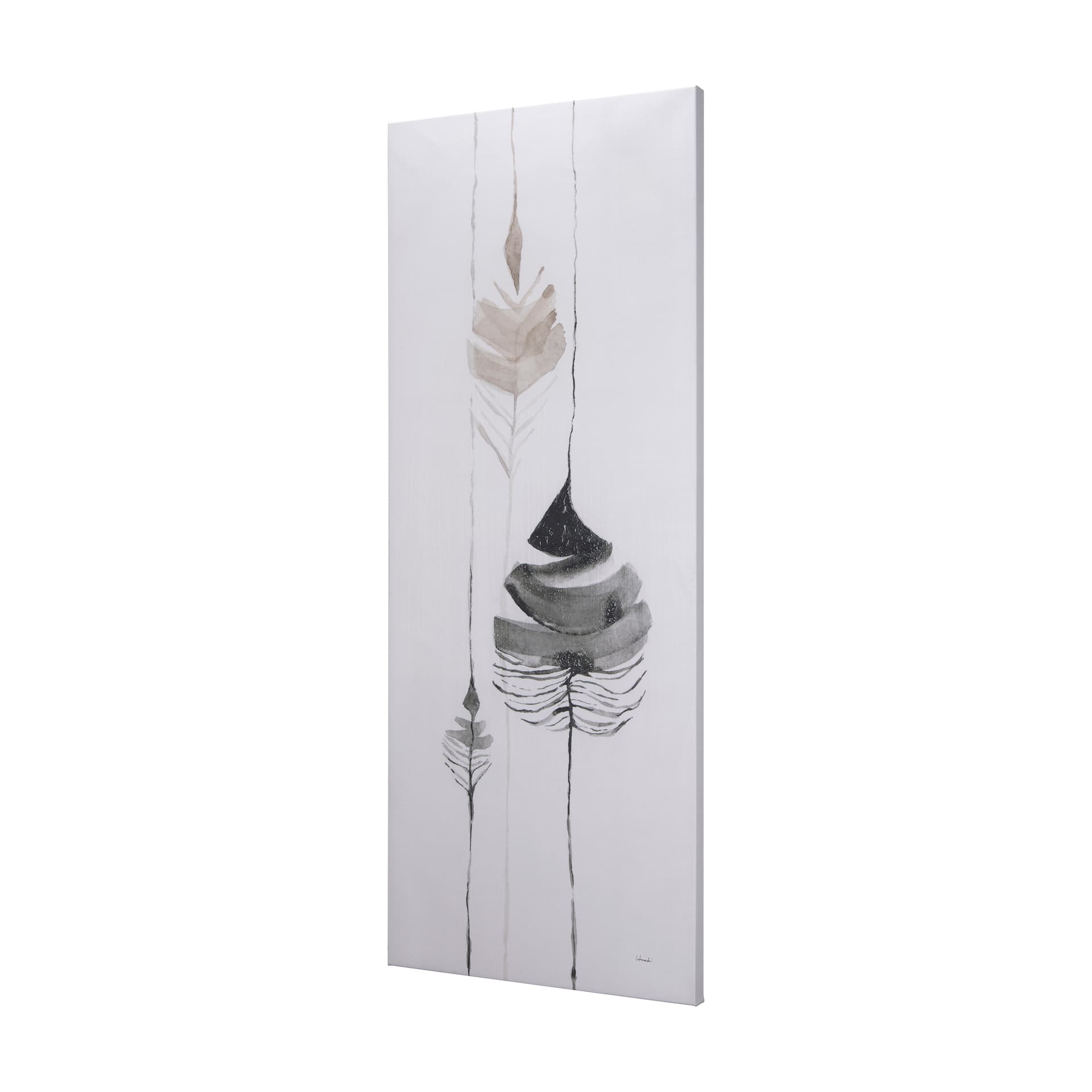 Rain of Leaf I by Mercana Studio a Hand Embellished Textured Canvas — product photograph
