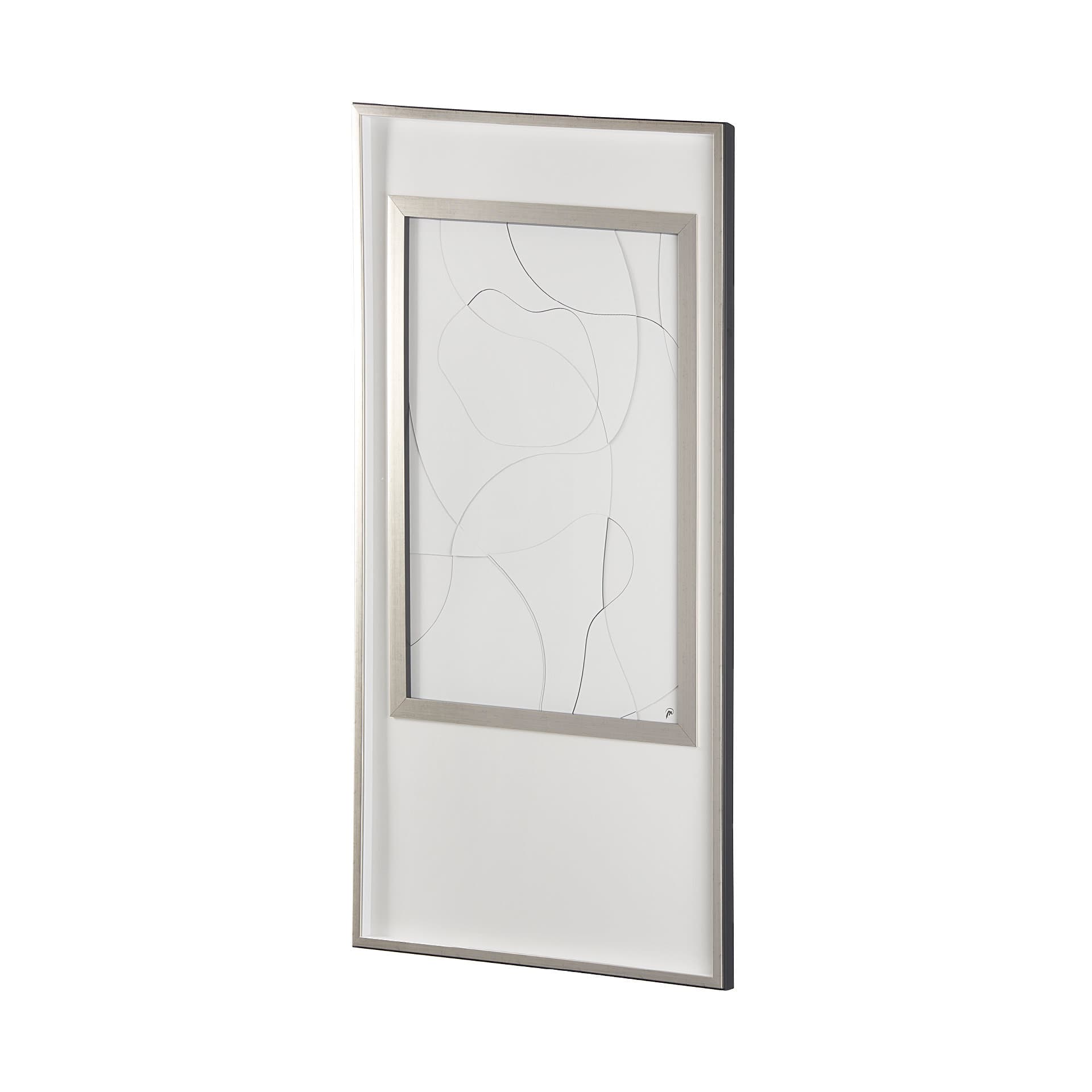 Geometry Experiment I by Studio M a handmade Original Framed Artwork under Glass — product photograph