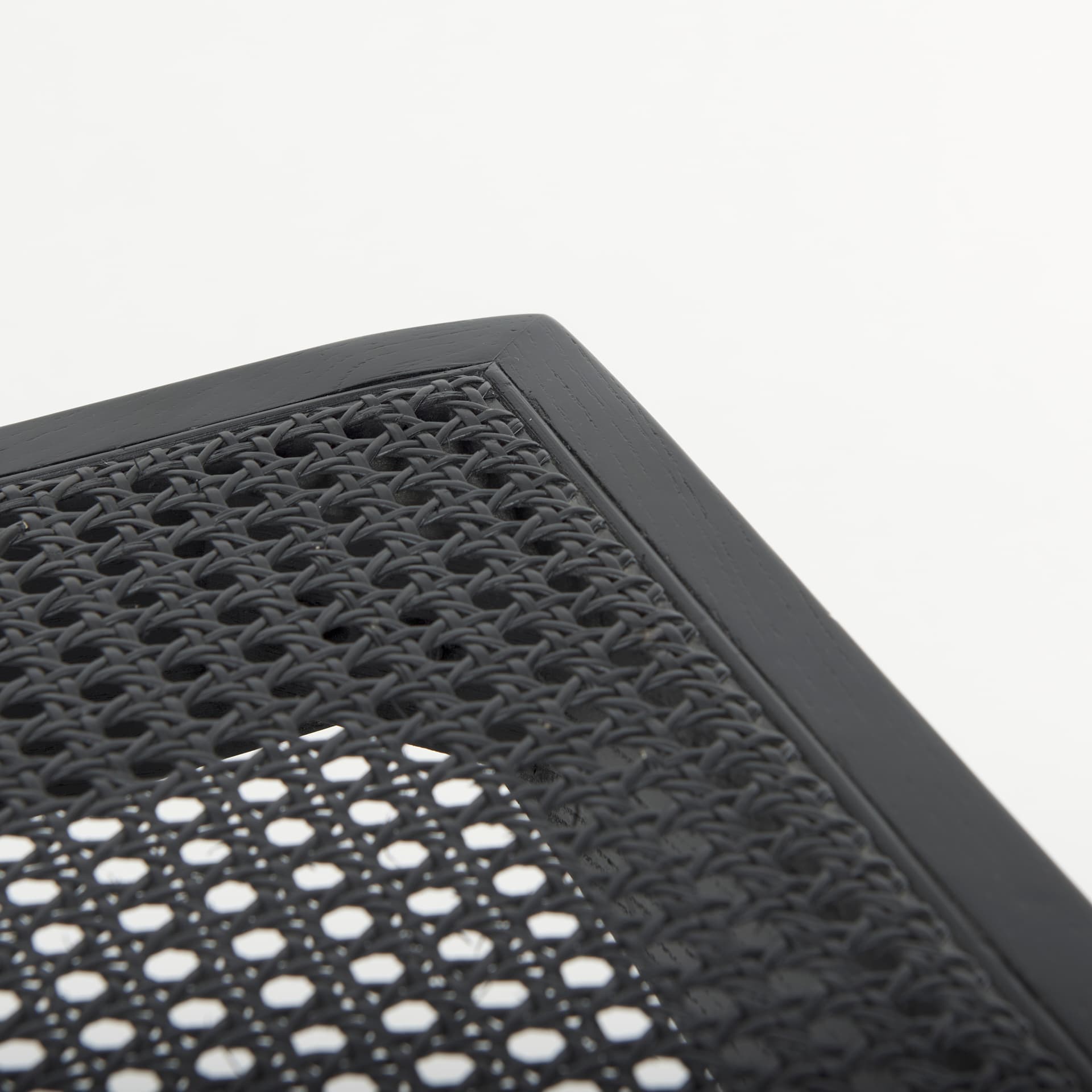 Arvin 21.7L x 17.7W x 18.1H Black Wooden Stool — product photograph