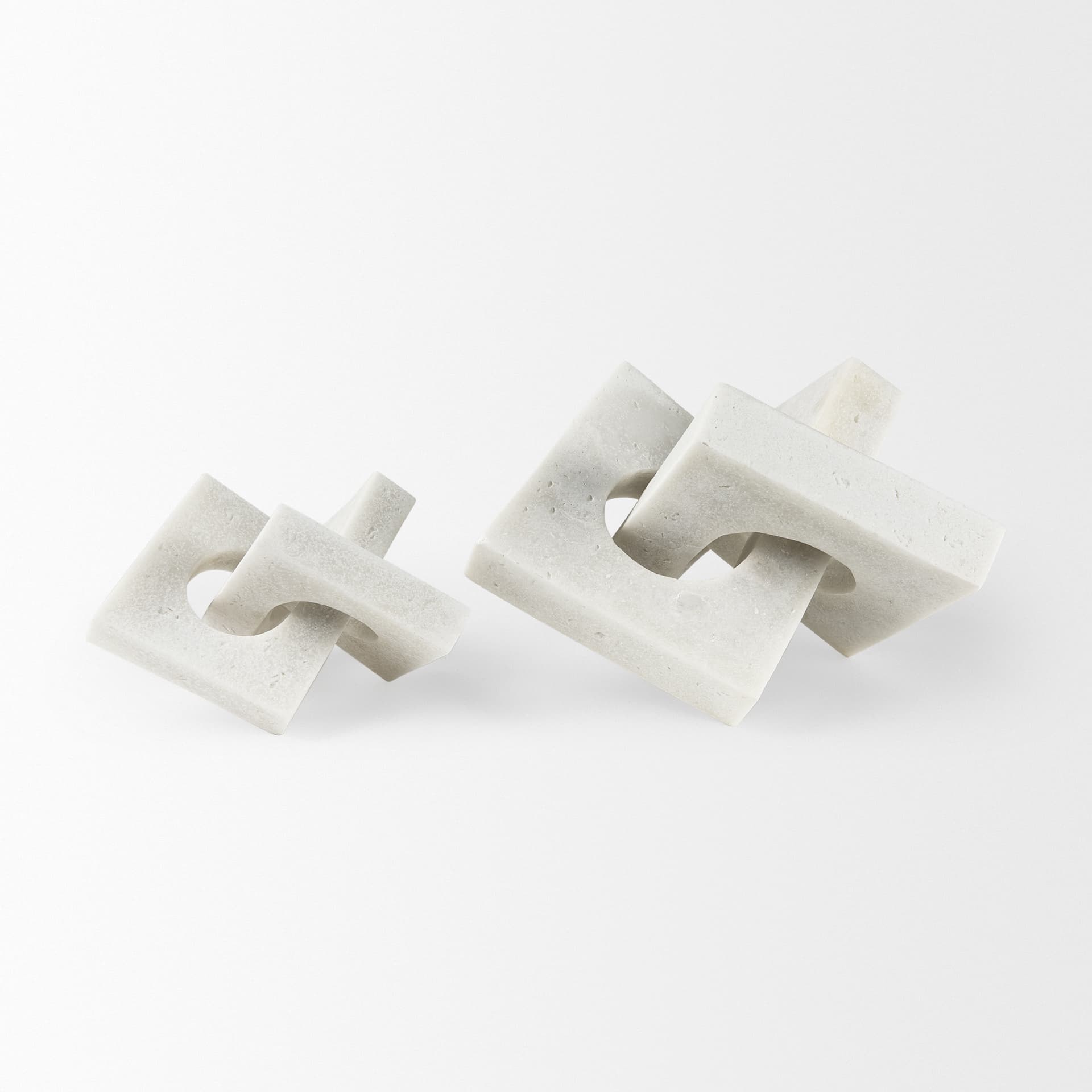 Linx Small Granite Resin Sculpture Decorative Object — product photograph