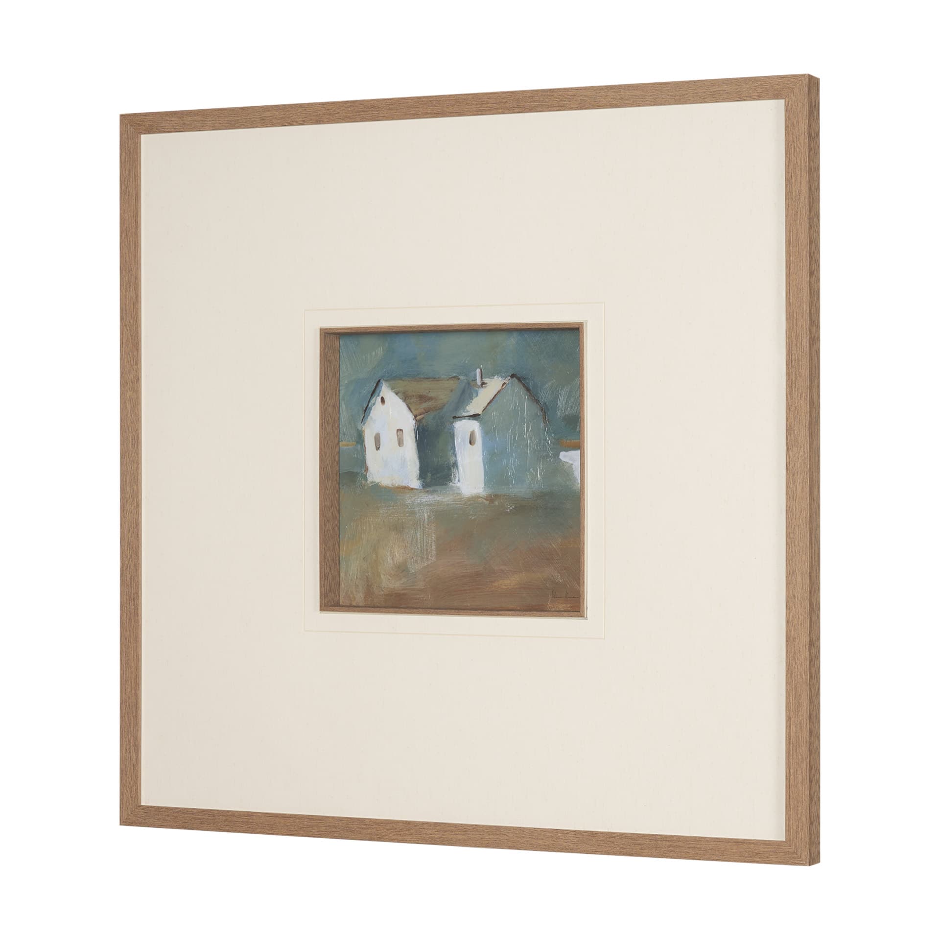 Structured View II by Mercana Studio a Hand Embellished Framed Art Print Matted under Glass — product photograph