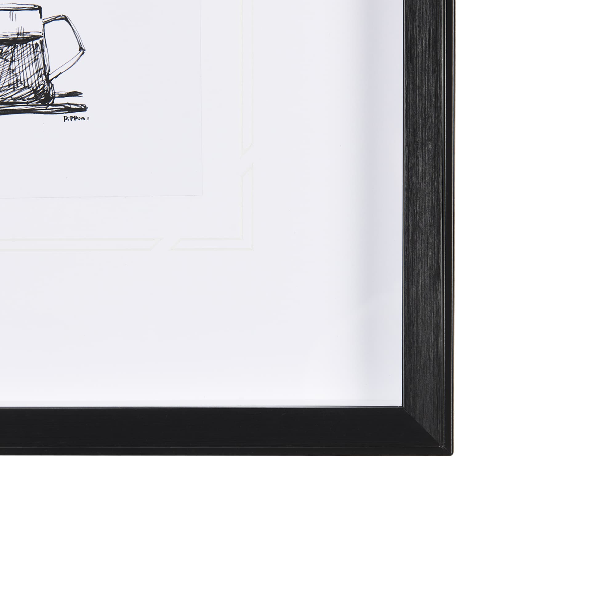 Pour Over by Simeng a Framed Art Print Matted under Glass — product photograph