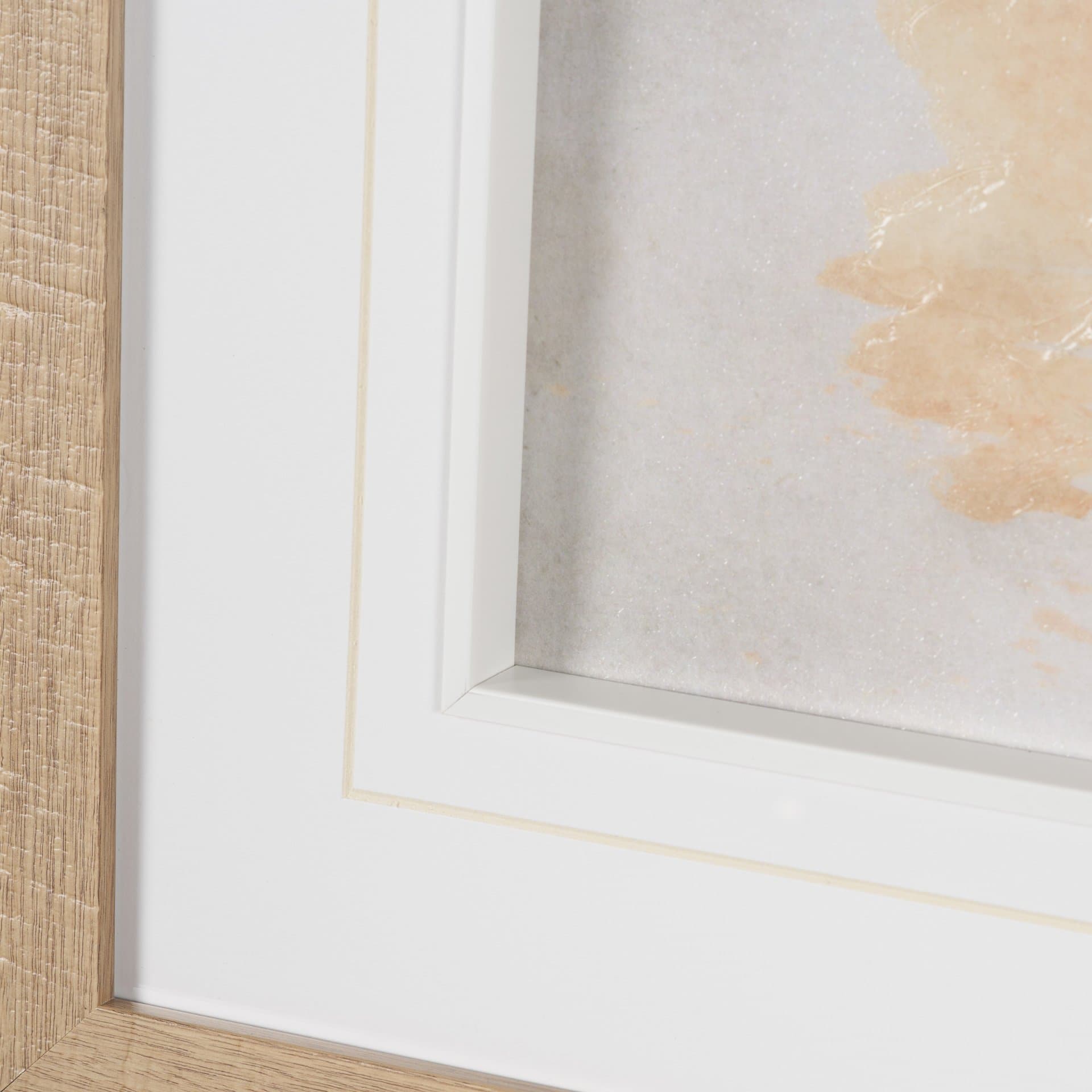 Palm Spring II by Mercana Studio Hand-Embellished Framed Artwork Matted under Glass — product photograph