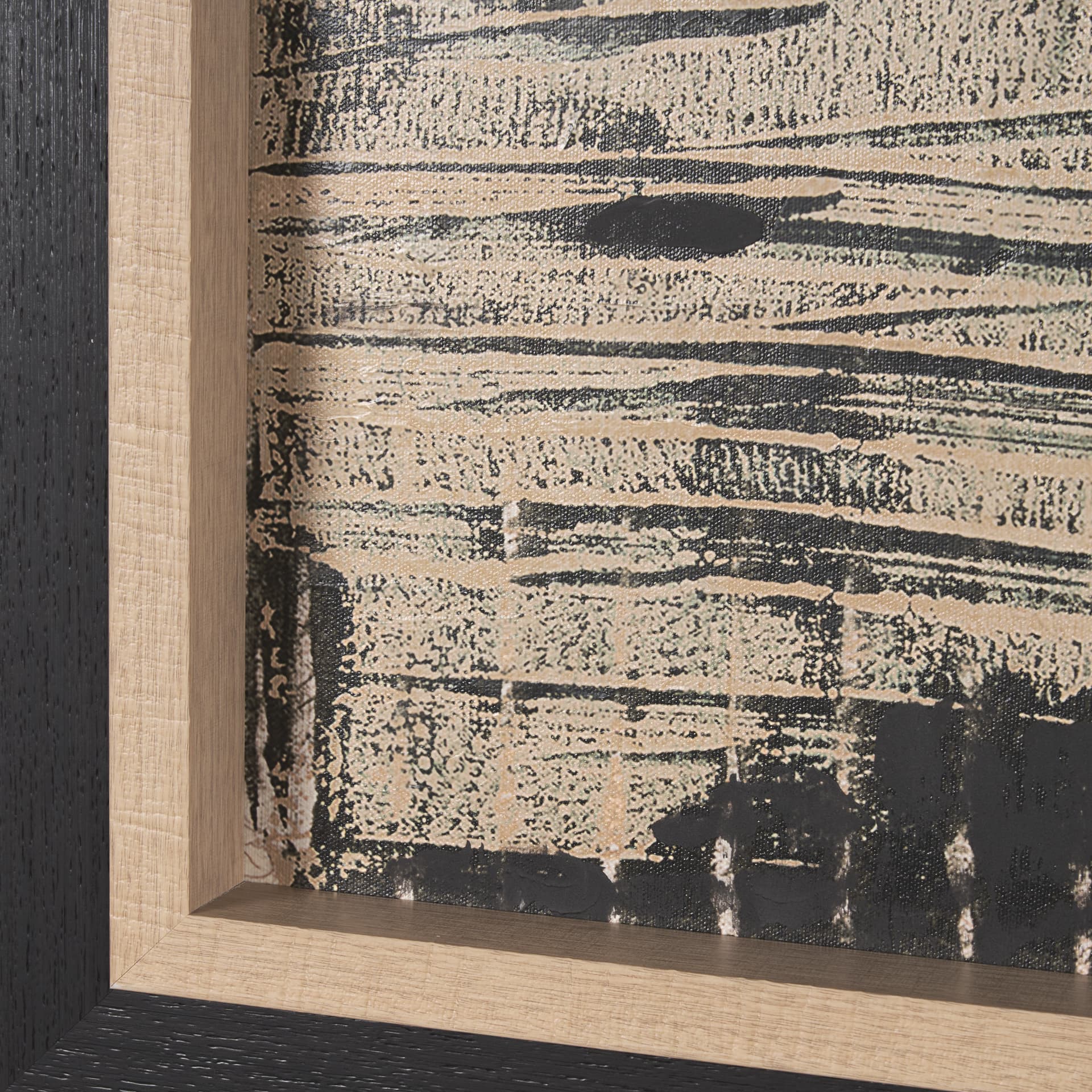 Vertical Horizons by Mercana Studio a Hand Embellished Textured Framed Art Print — product photograph