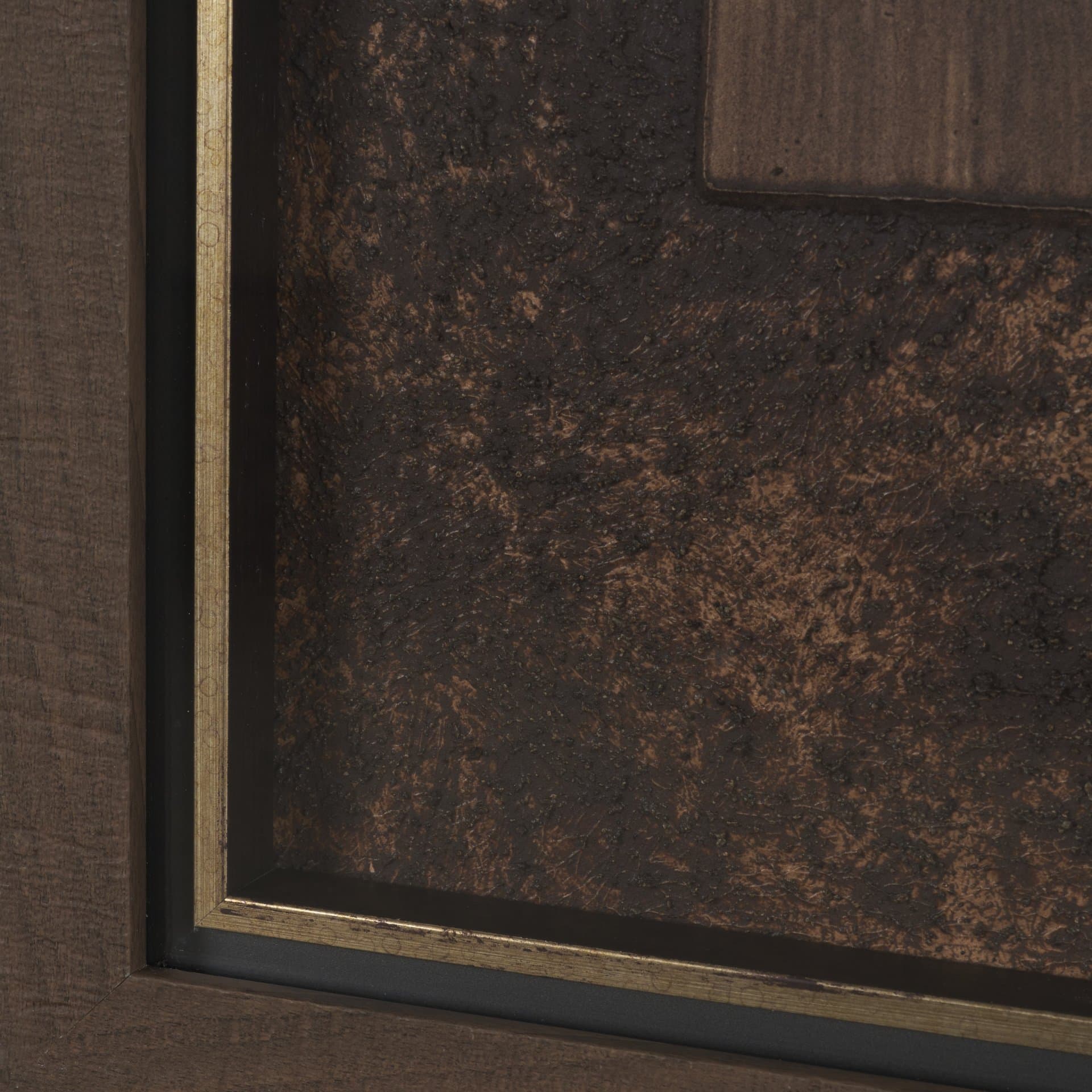 Silt II by Mercana Studio Handmade Original Framed Artwork Matted under Glass — product photograph