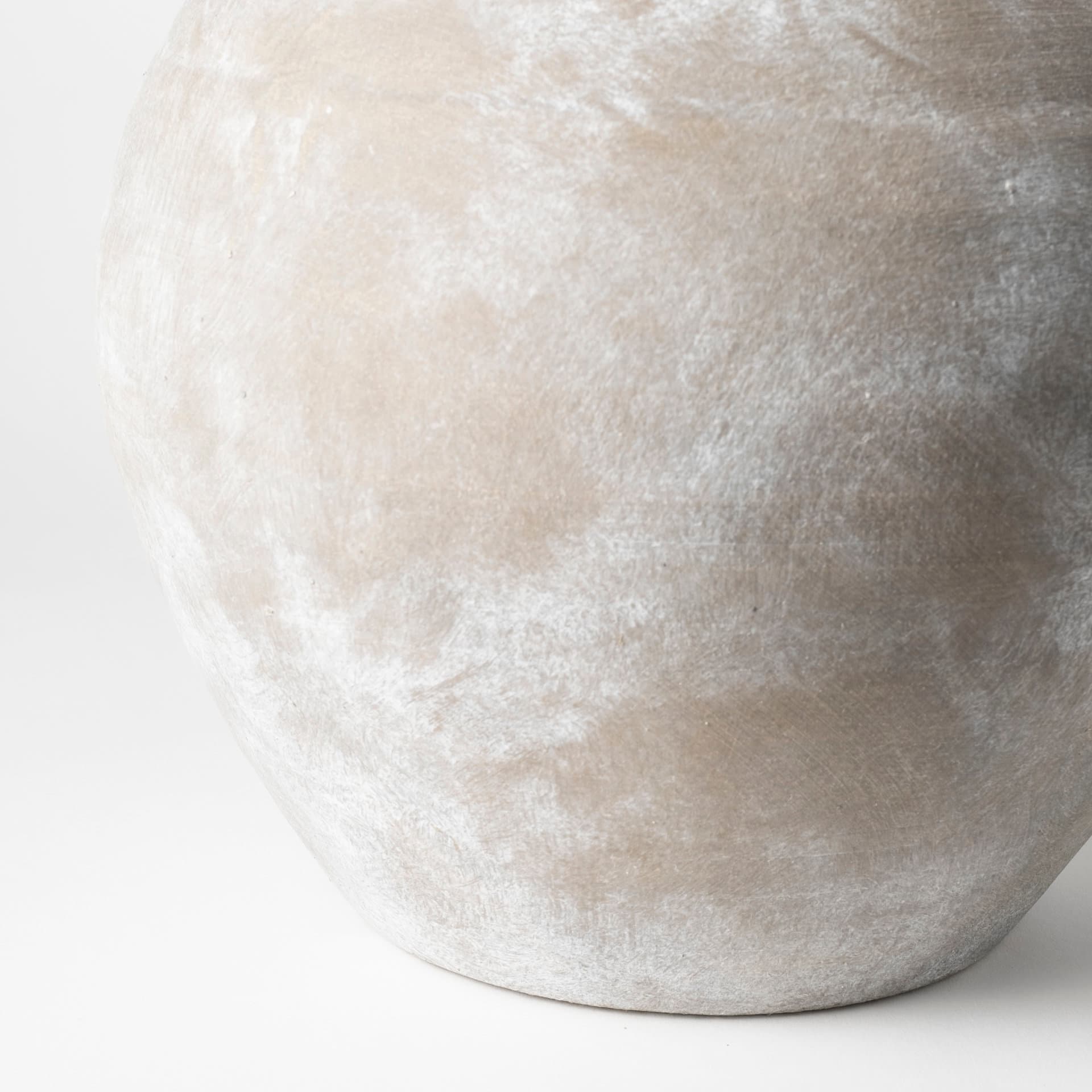 Sherry Rustic Brown Tall Neck Ceramic Vase — product photograph