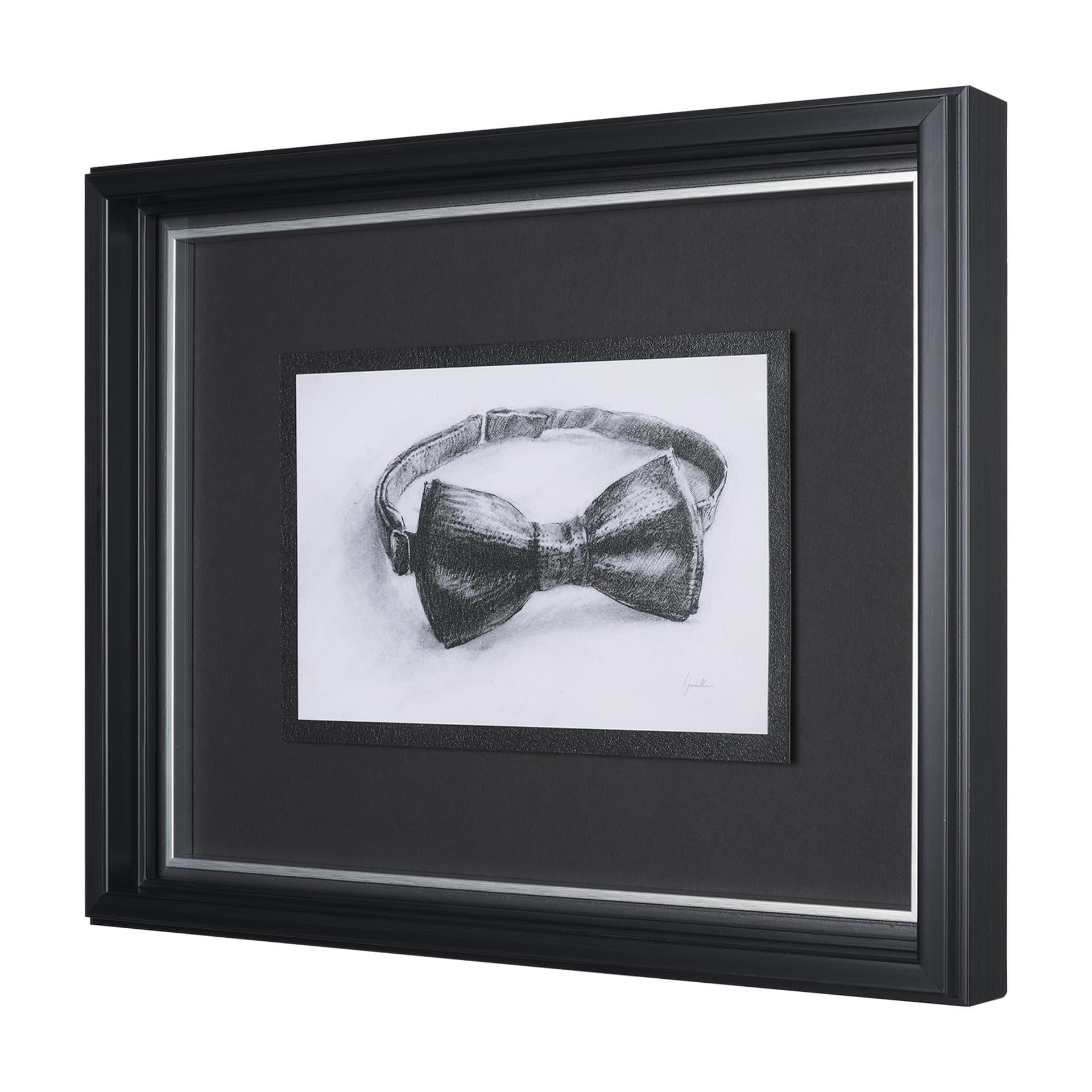 Dress for Success II by Mercana Studio a Hand Embellished Framed Art Print Matted under Glass — product photograph