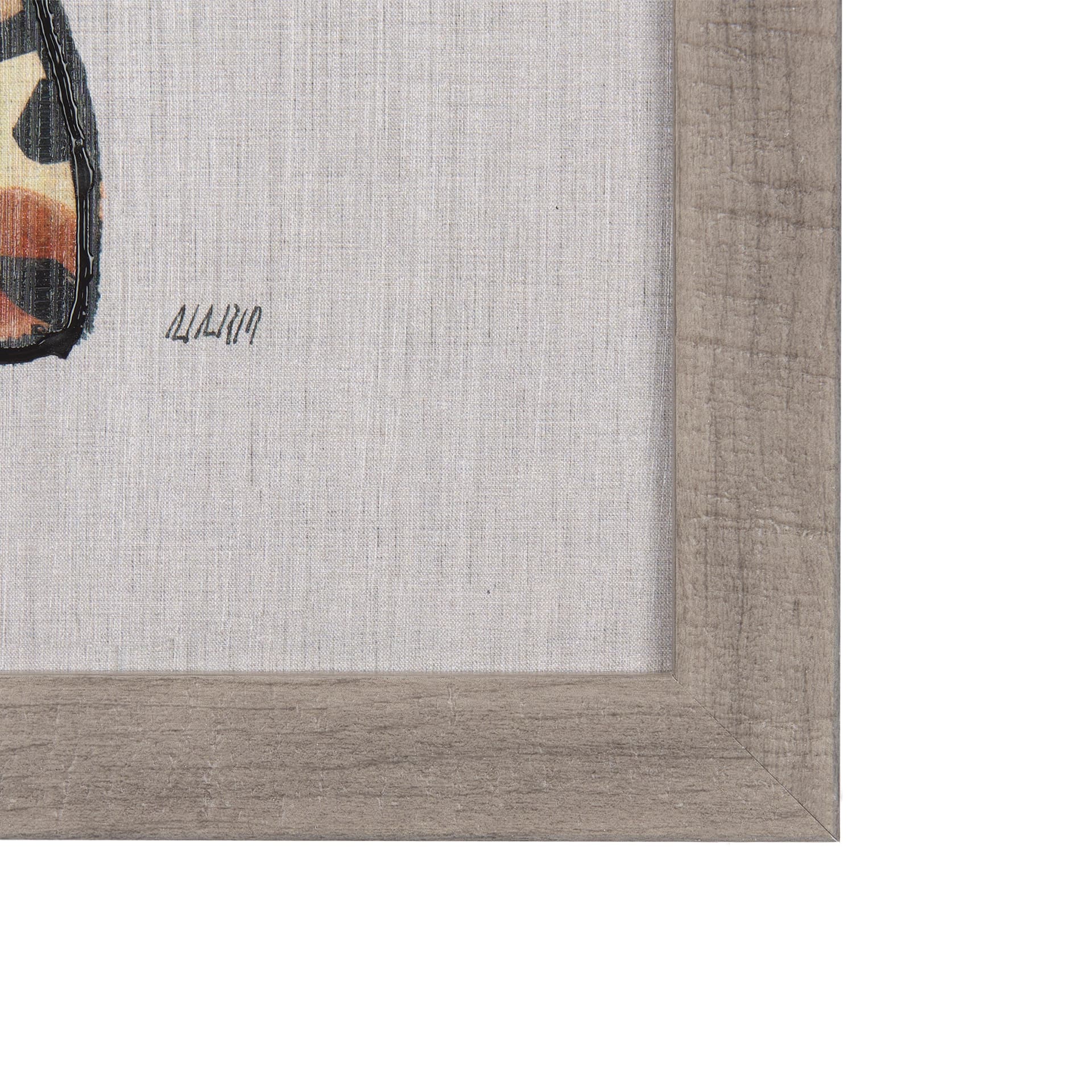 Moth III by Mercana Studio a Hand Embellished Textured Framed Art Print — product photograph