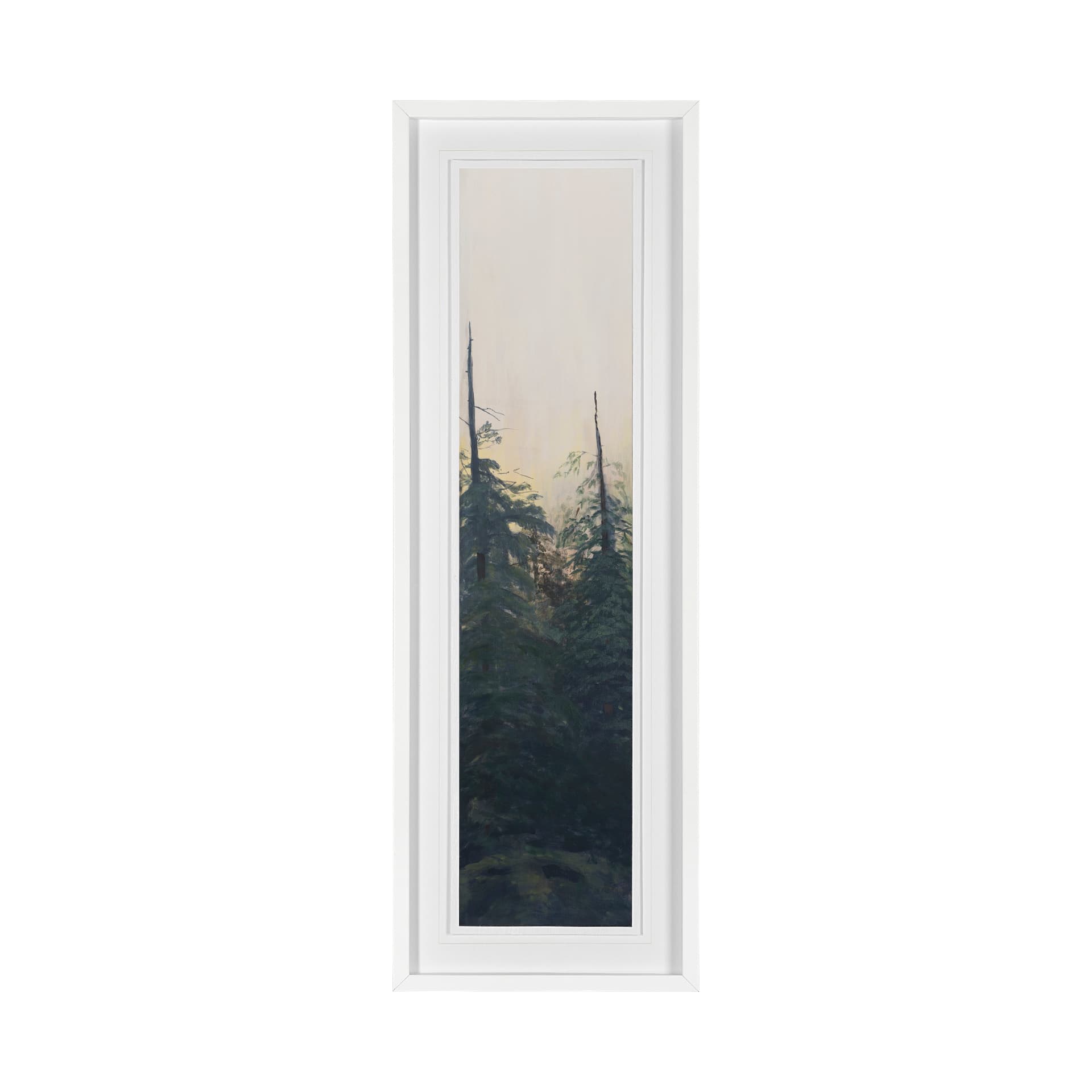 Pacific Northwest Panel VI by Sandra Lafrate Hand Embellished Framed Art Print Matted under Glass — product photograph