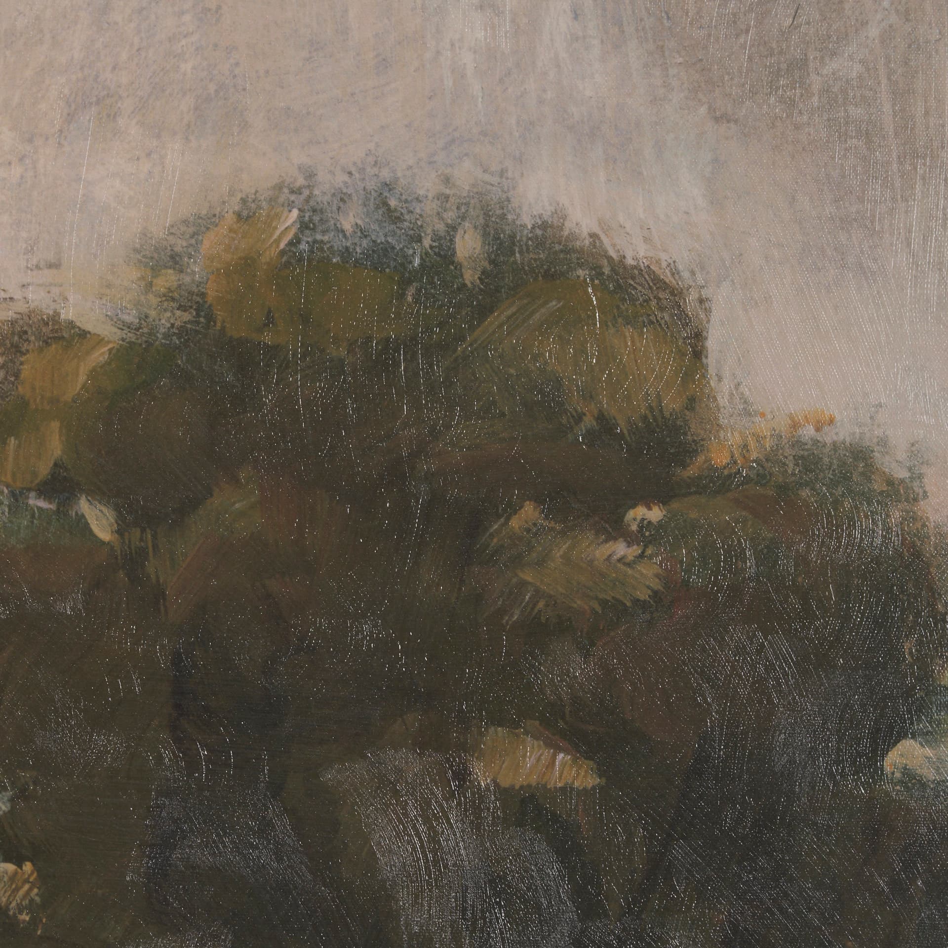 Memorable Sky by Mercana Studio a Hand Embellished Framed Art Print Matted under Glass — product photograph