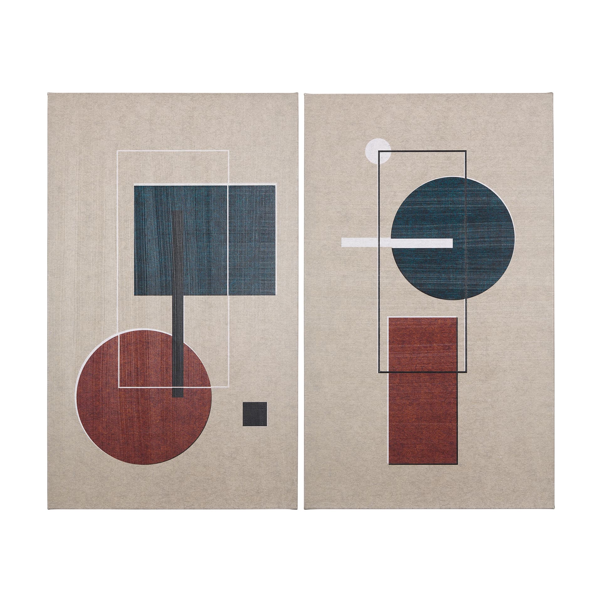 Variants II by Mercana Studio a Hand Embellished Textured Canvas — product photograph