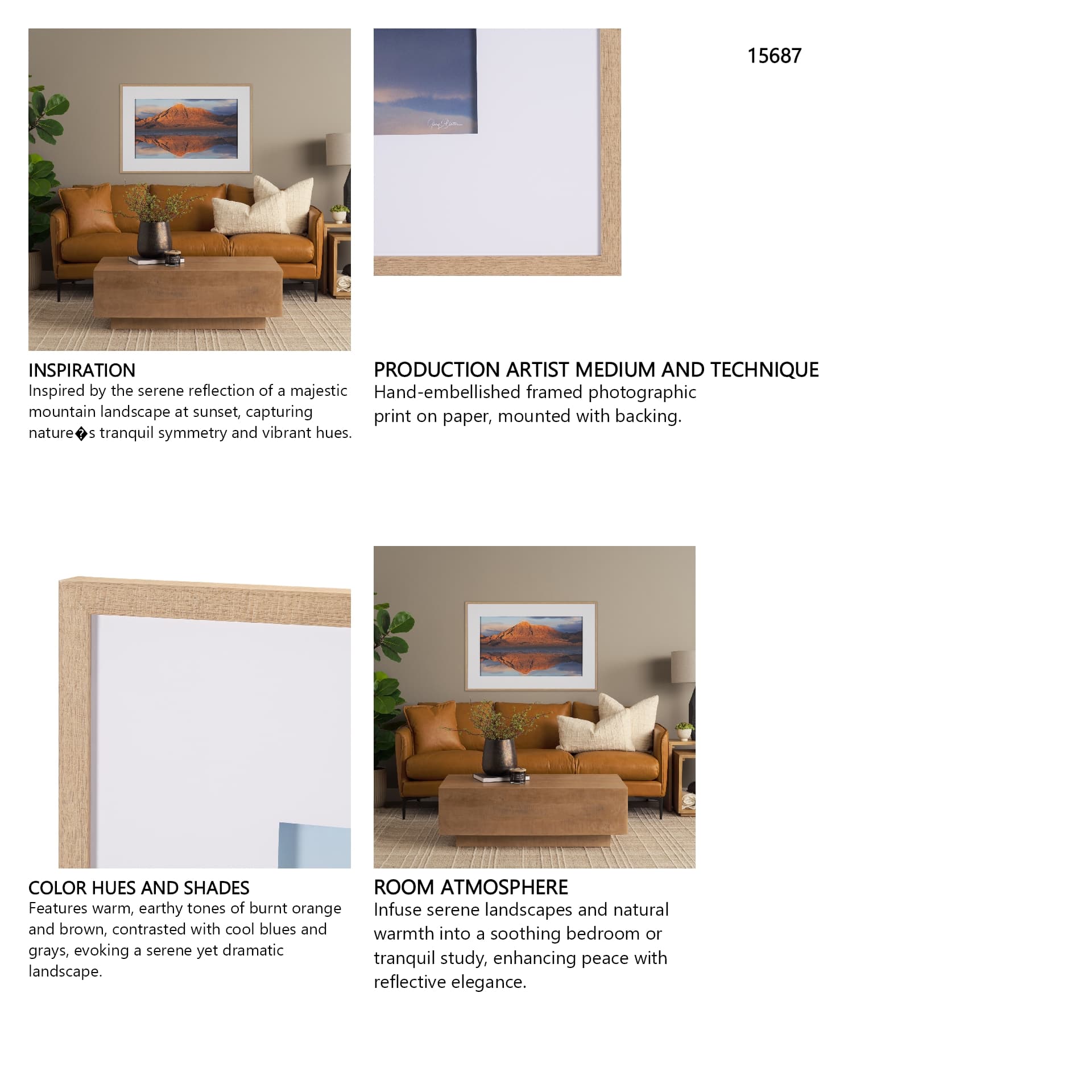 Magic Mirror by Gary Blatter a Framed Photo Art Print Matted under Glass — in a styled room