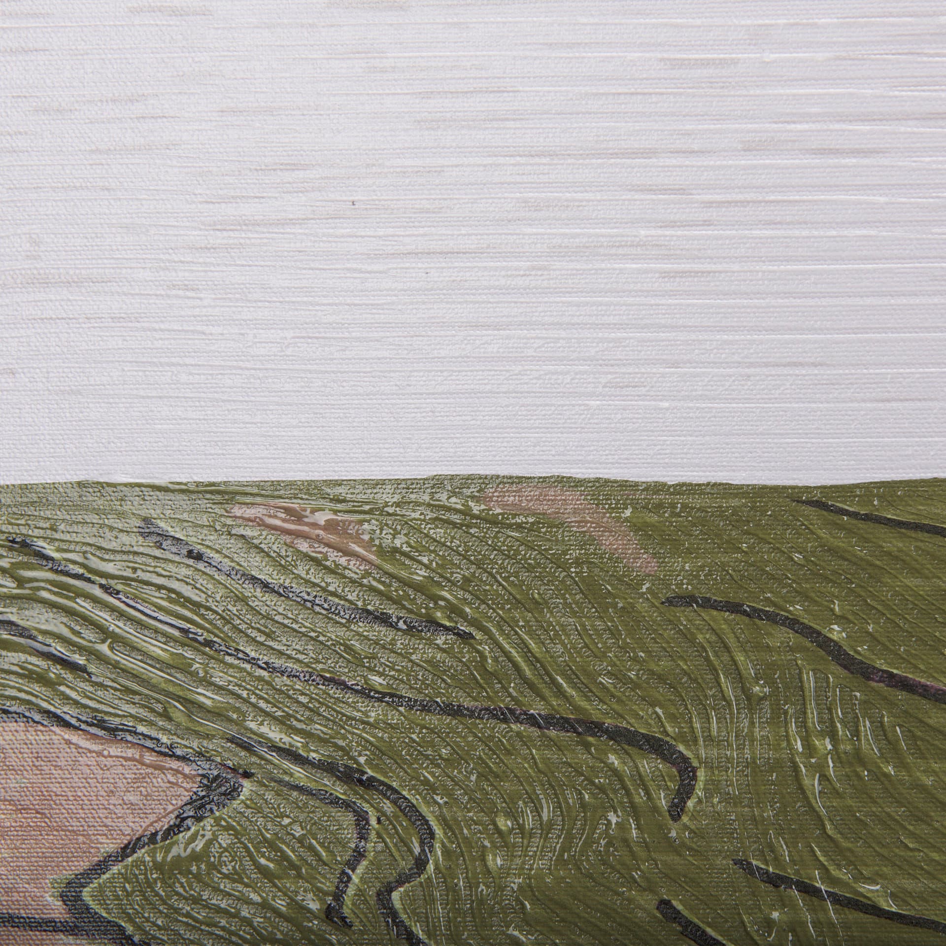 Farmland Spring II by Mercana Studio a Hand Embellished Textured Canvas — product photograph