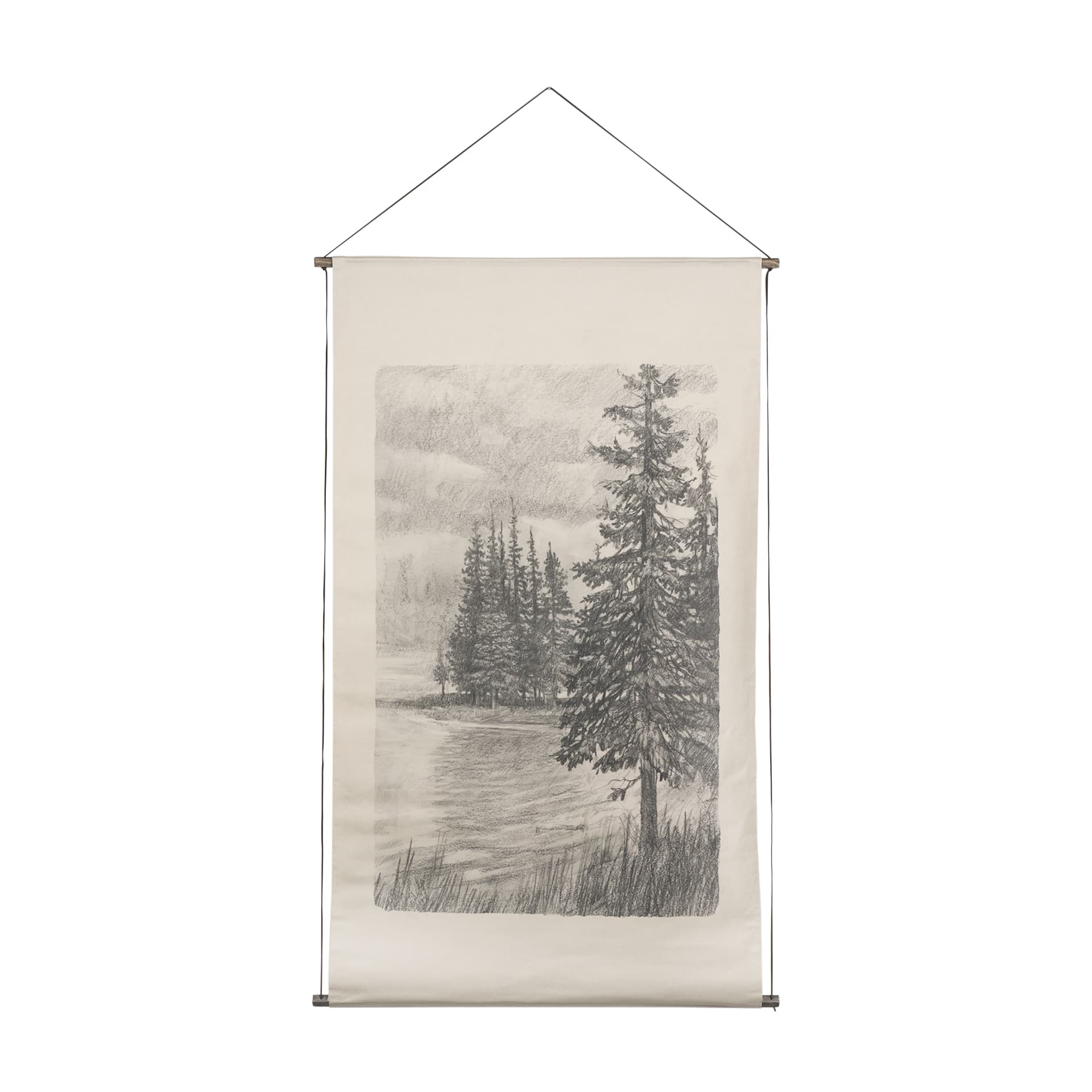Northern Forest II by Mercana Studio a Hand Embelished Textured Framed Art Print — product photograph