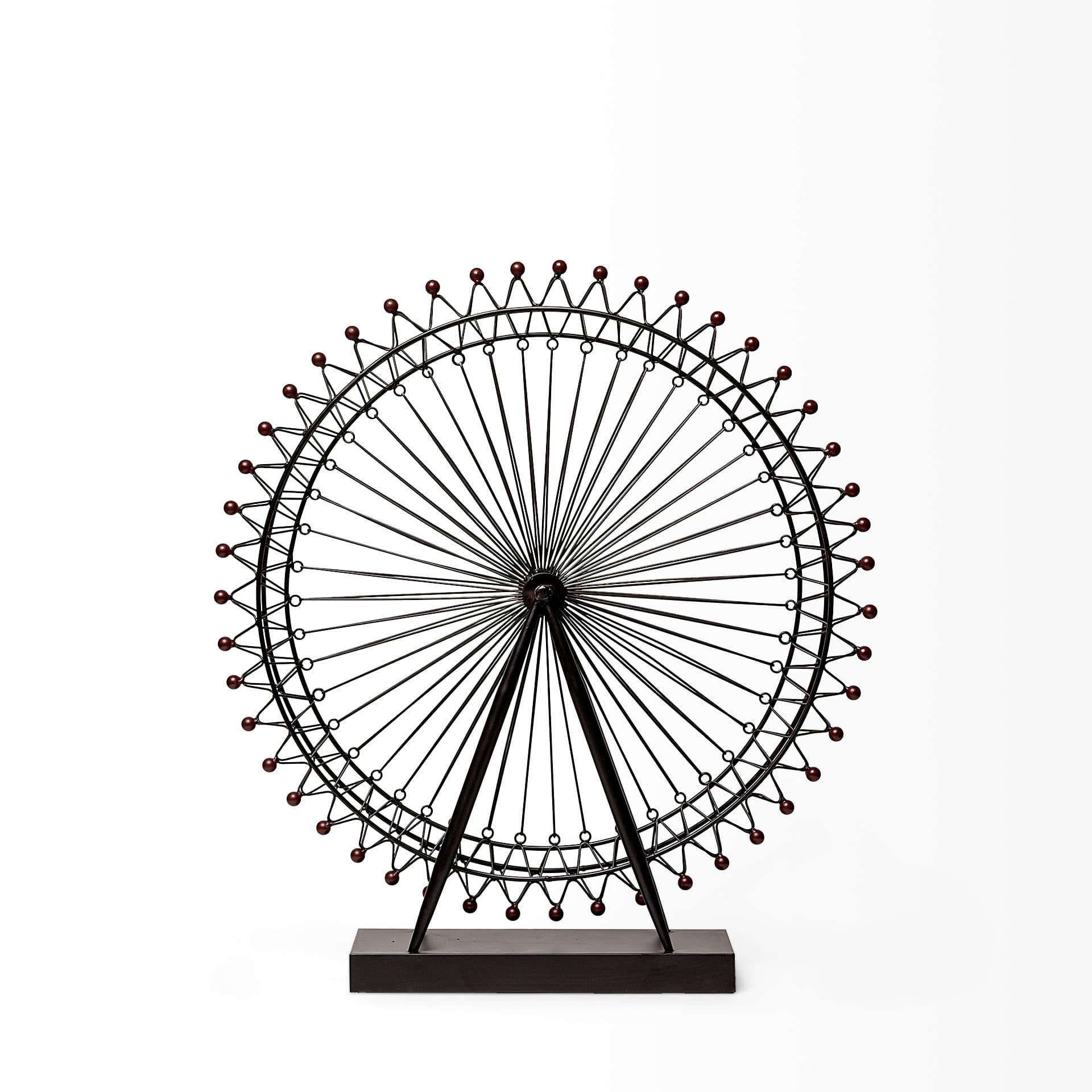 London Eye 3L x 25W Black Metal London Eye Replica — product photograph