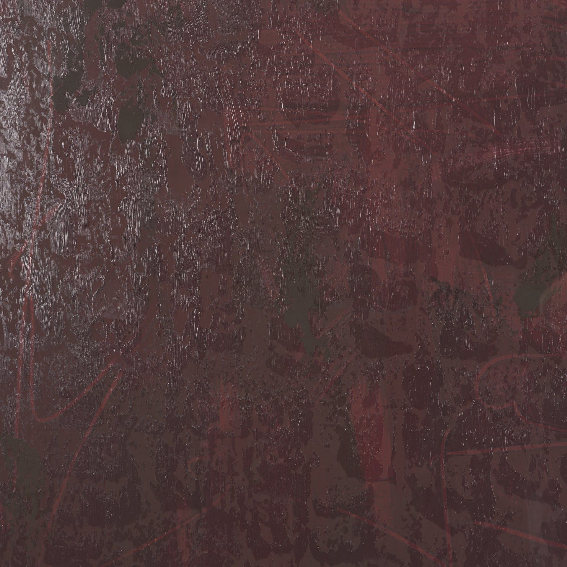 Mental Crossfire II by Mercana Studio Hand-Embellished Textured Framed Artwork Matted under Glass — product photograph