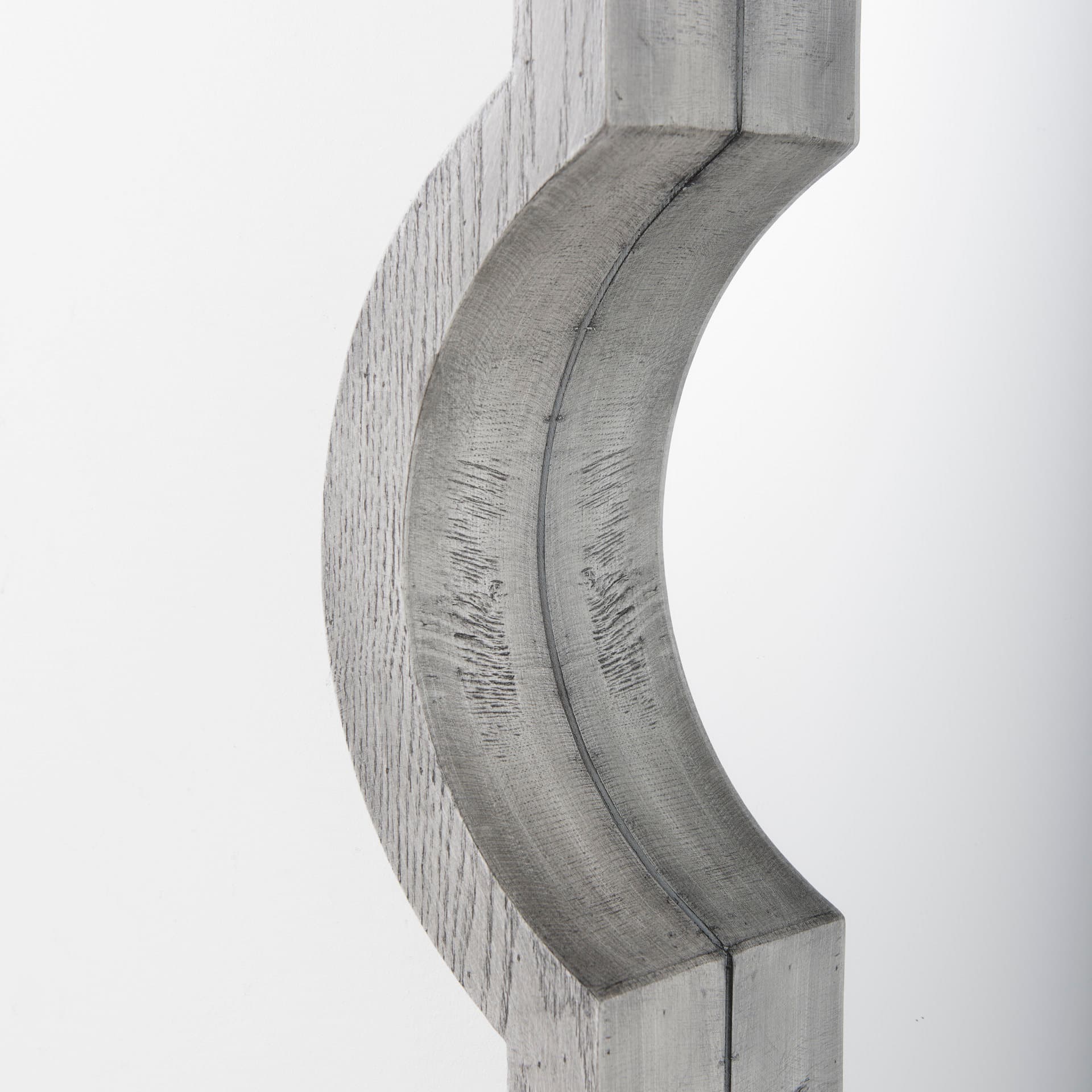 Tamanar 15.0 x 3.0 x 34.1 Gray Wood Frame Wall Mirror — product photograph