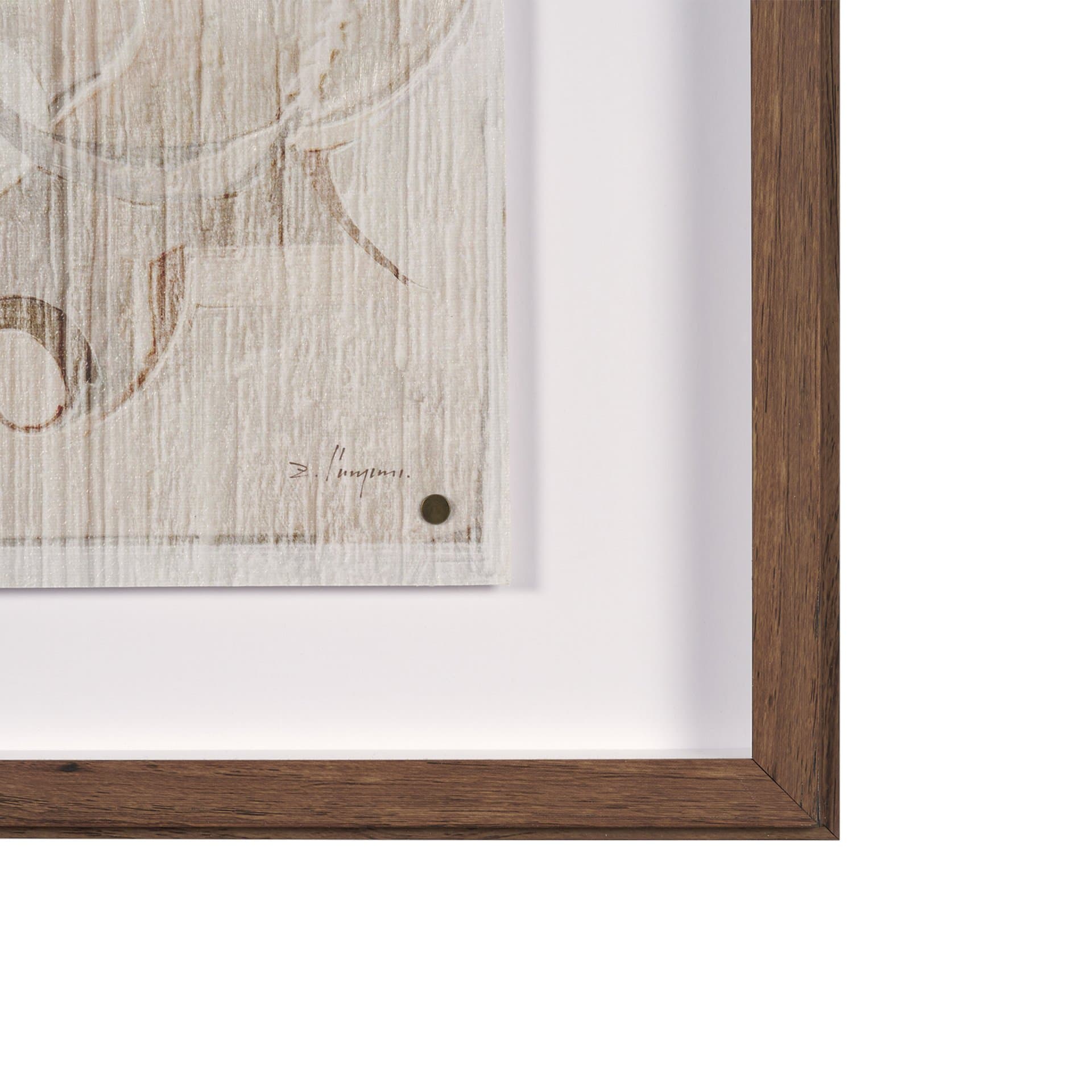 Panel Etching I by Mercana Studio a Hand Embellished Framed Art Print under Glass — product photograph