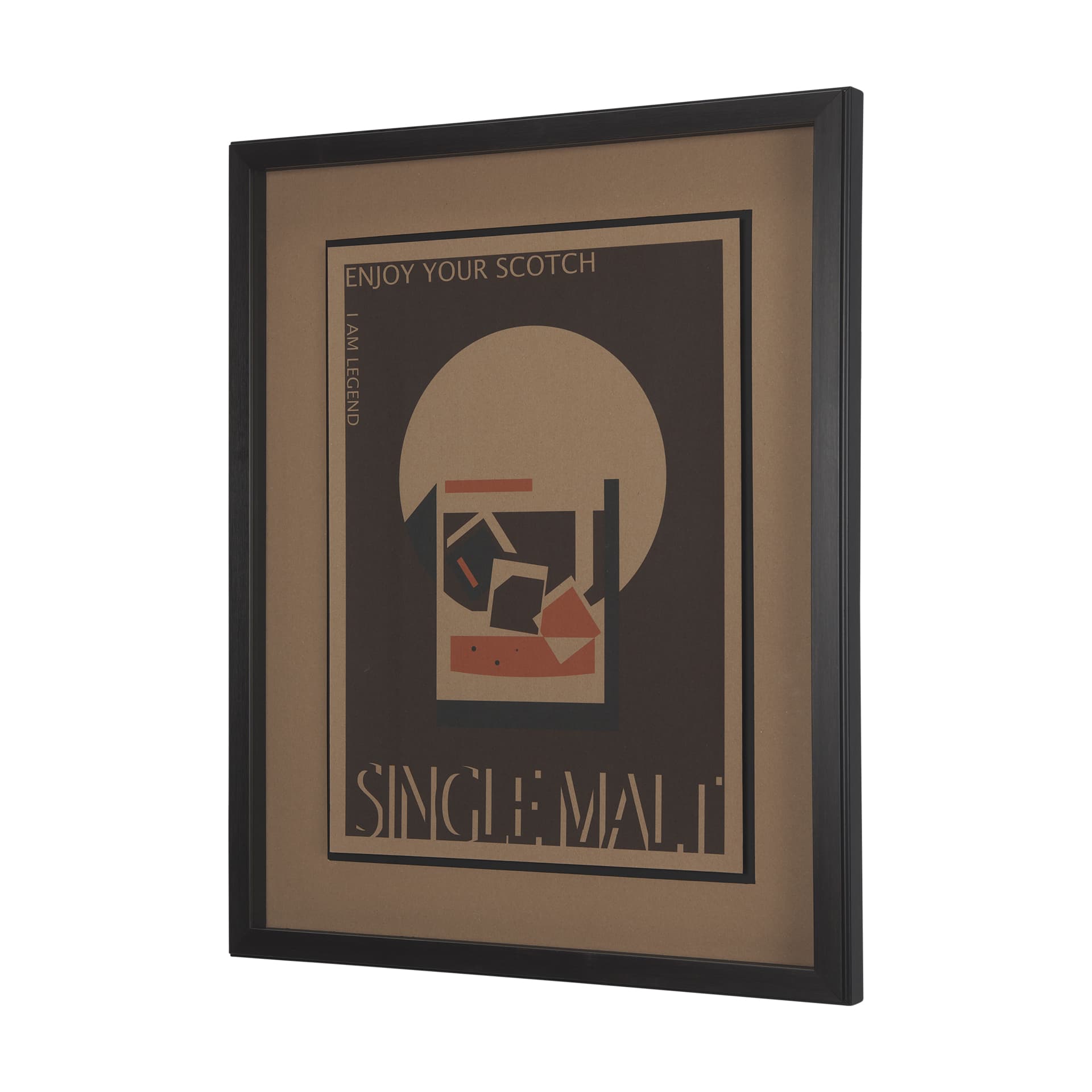 Scotch by Simeng a Framed Art Print Matted under Glass — product photograph