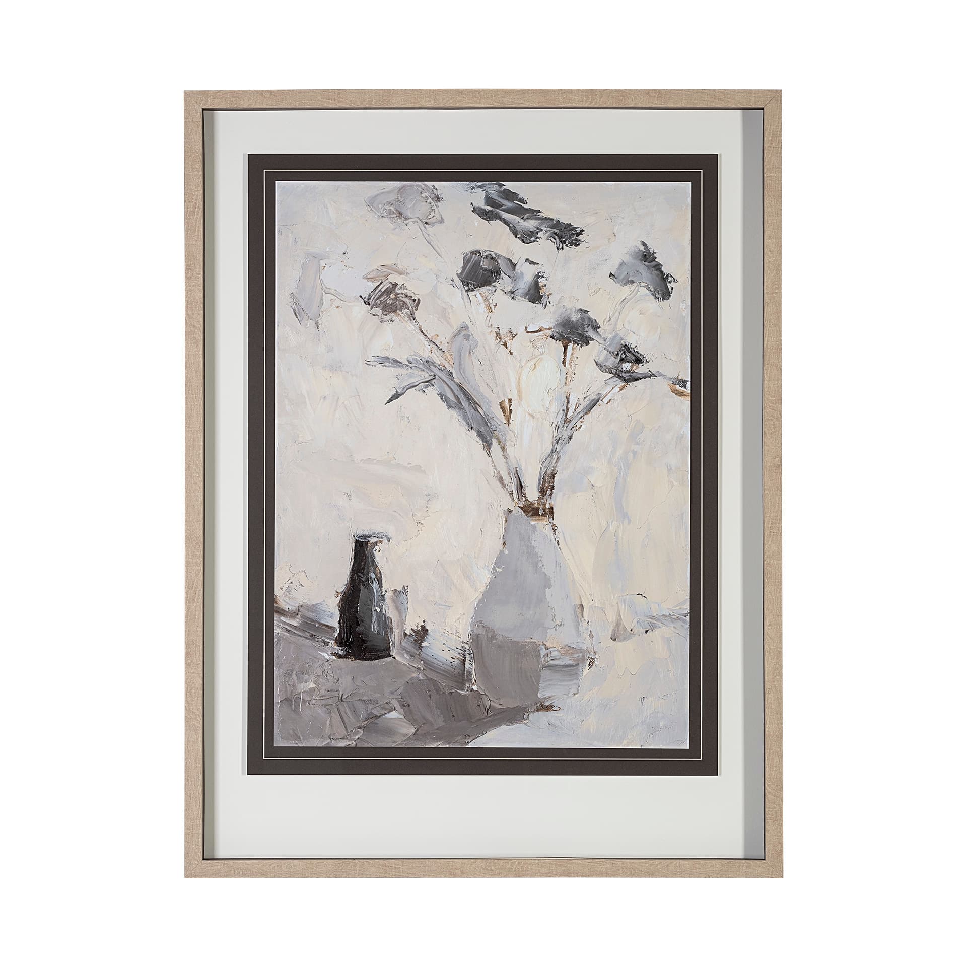 Still Life by Julie Devine a Hand Embellished Textured Framed Art Print Matted under Glass — product photograph