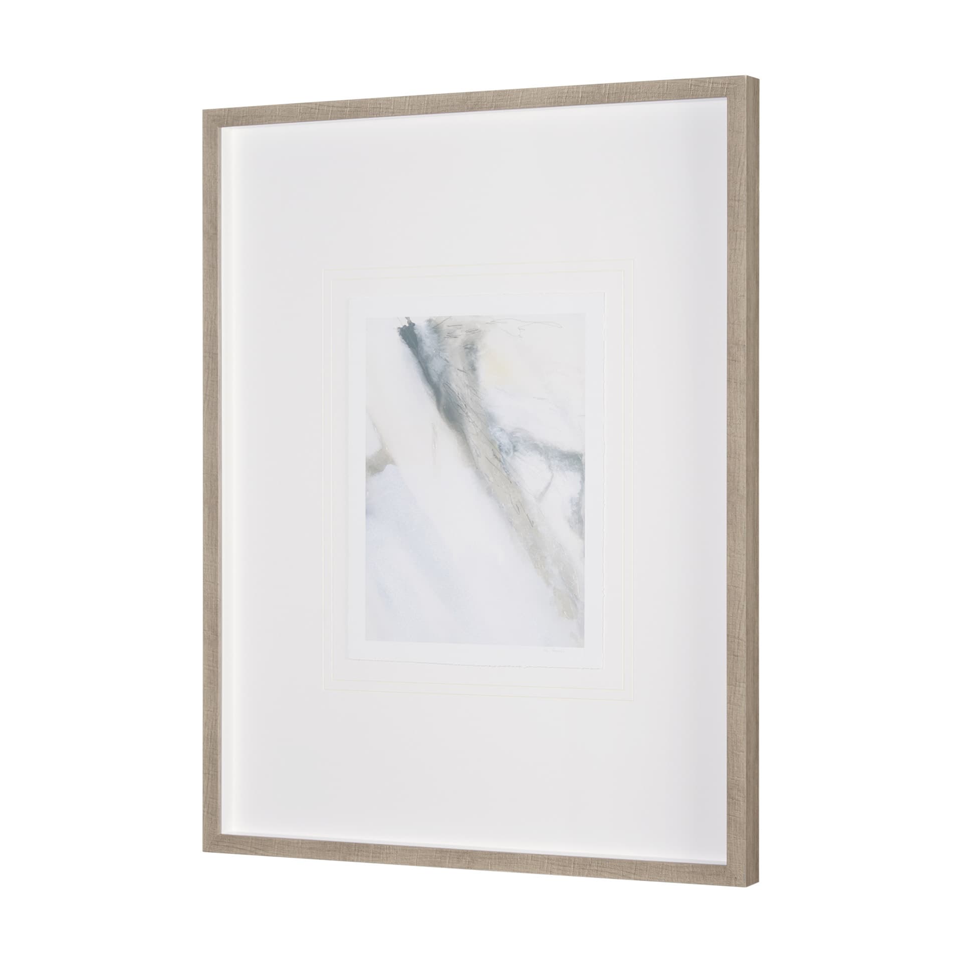 Retreating Tide II by Ira Havuka a Hand Embellished Framed Art Print Matted under Glass — product photograph