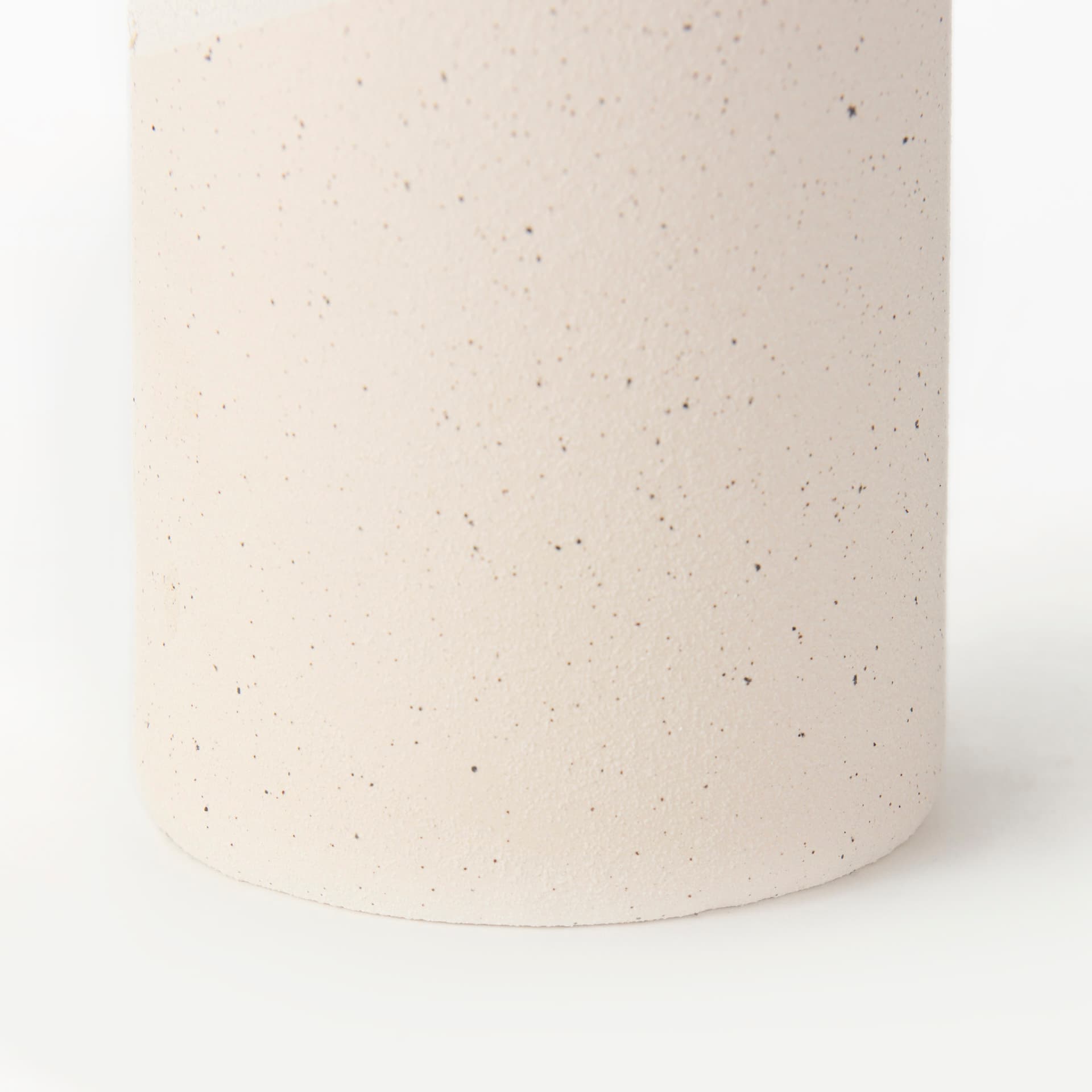 Salar 4.5L x 4.5W x 11.0H Cream Gourd Style Crackled Ceramic Vase — product photograph