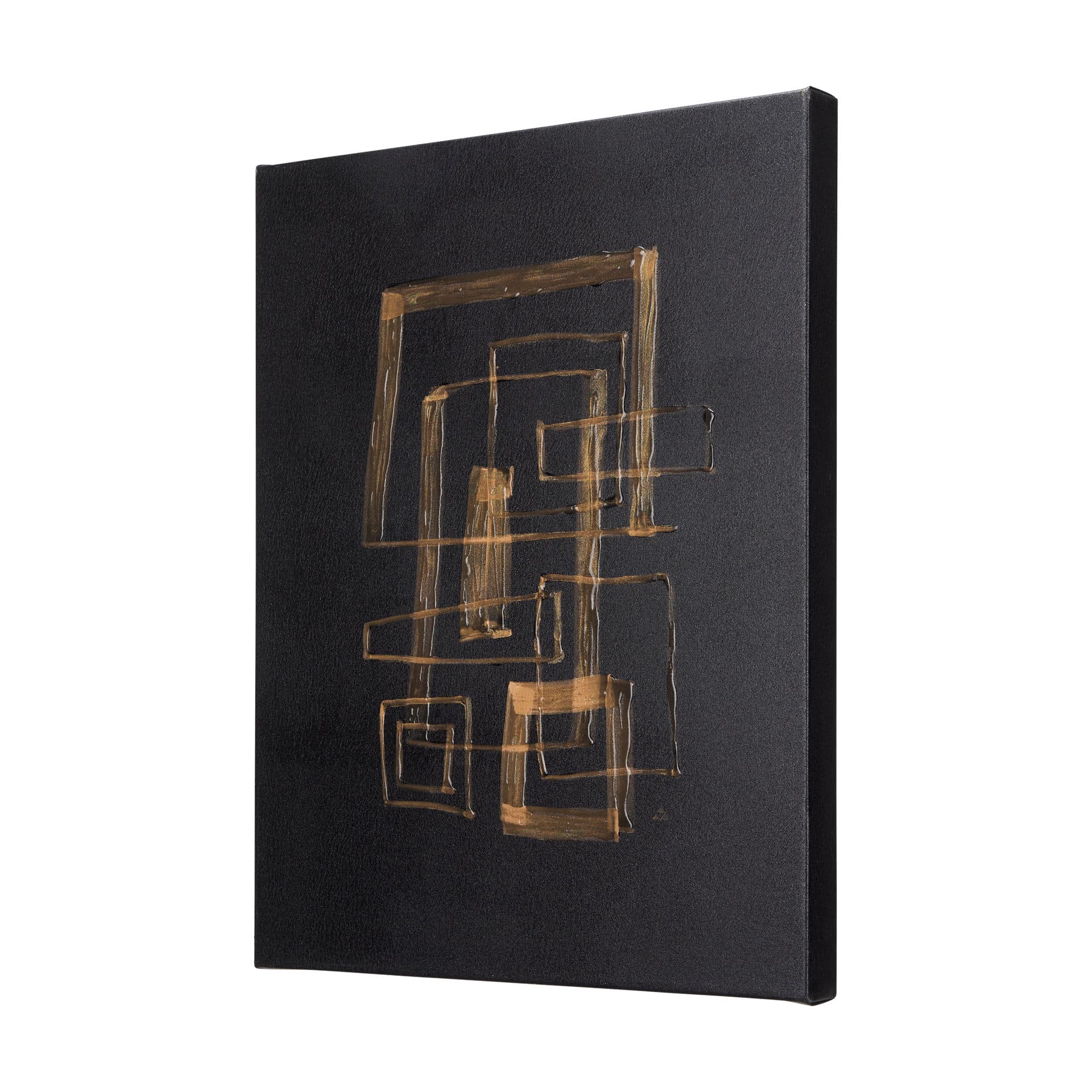 Lines IV by Mercana Studio a Hand Embellished Textured Canvas — product photograph