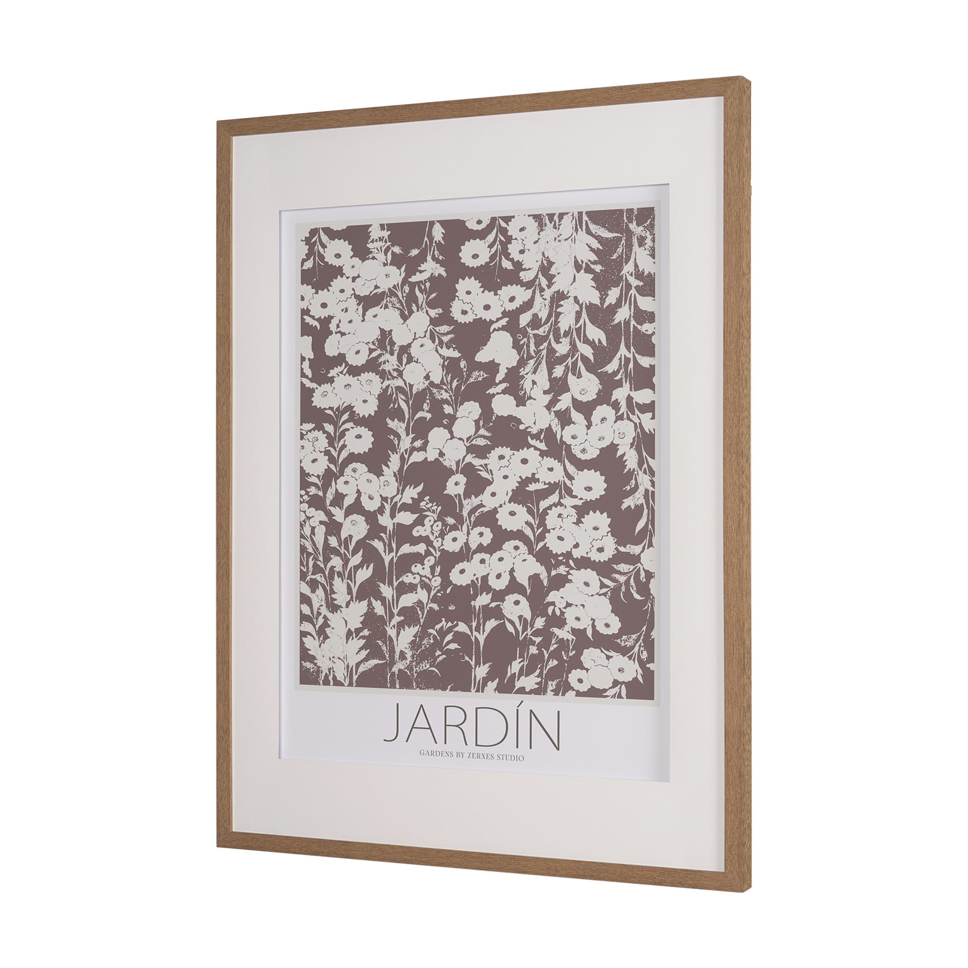 Belleza En Flores I by Mercana Studio a Framed Art Print Matted under Glass — product photograph