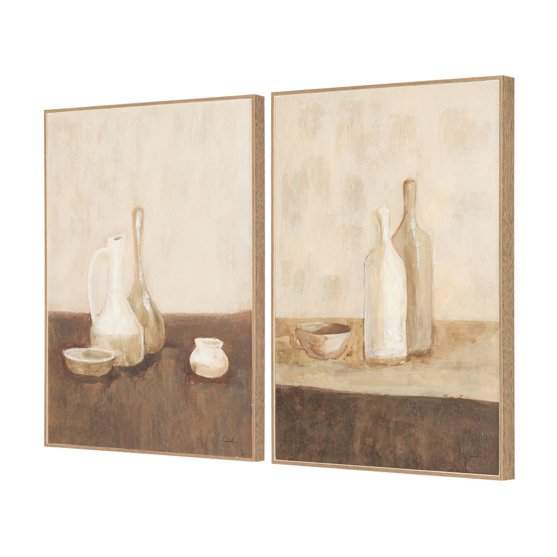 Bottled Perspective (Set of 2) by Mercana Studio Hand Embelished Framed Artwork Matted — product photograph