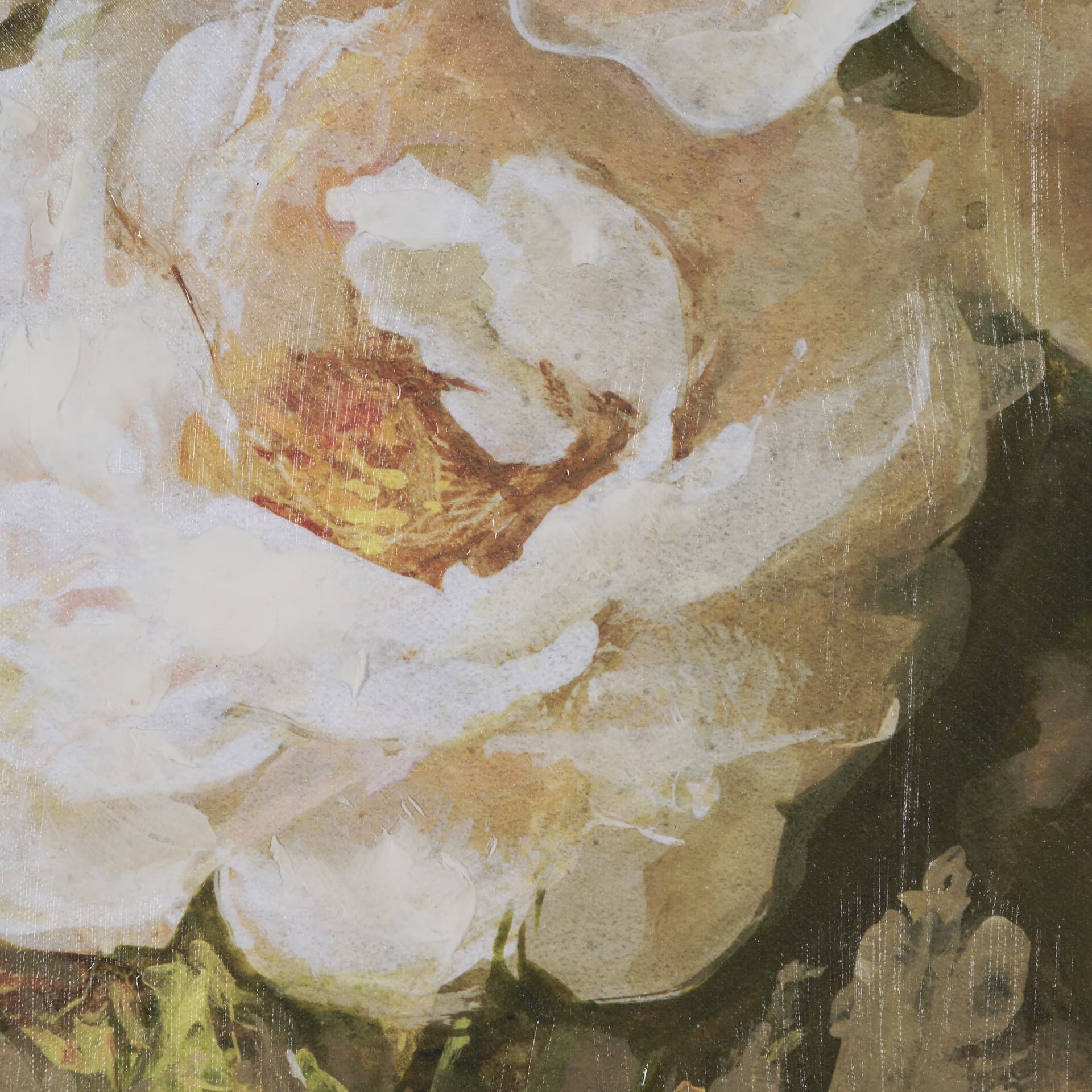 Exquisite Bloom by Mercana Studio Hand-Embellished Textured Framed Artwork Matted — product photograph